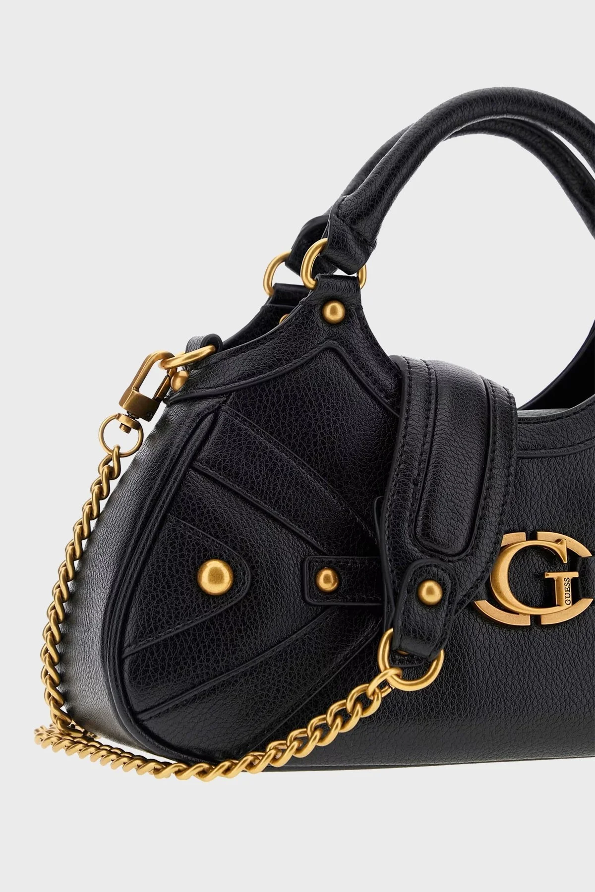 Guess Mintha Logolu Çıkarılabilir Omuz Askılı HWBB9348050 Bayan Çanta HWBB93 48050 BLA SİYAH - 4