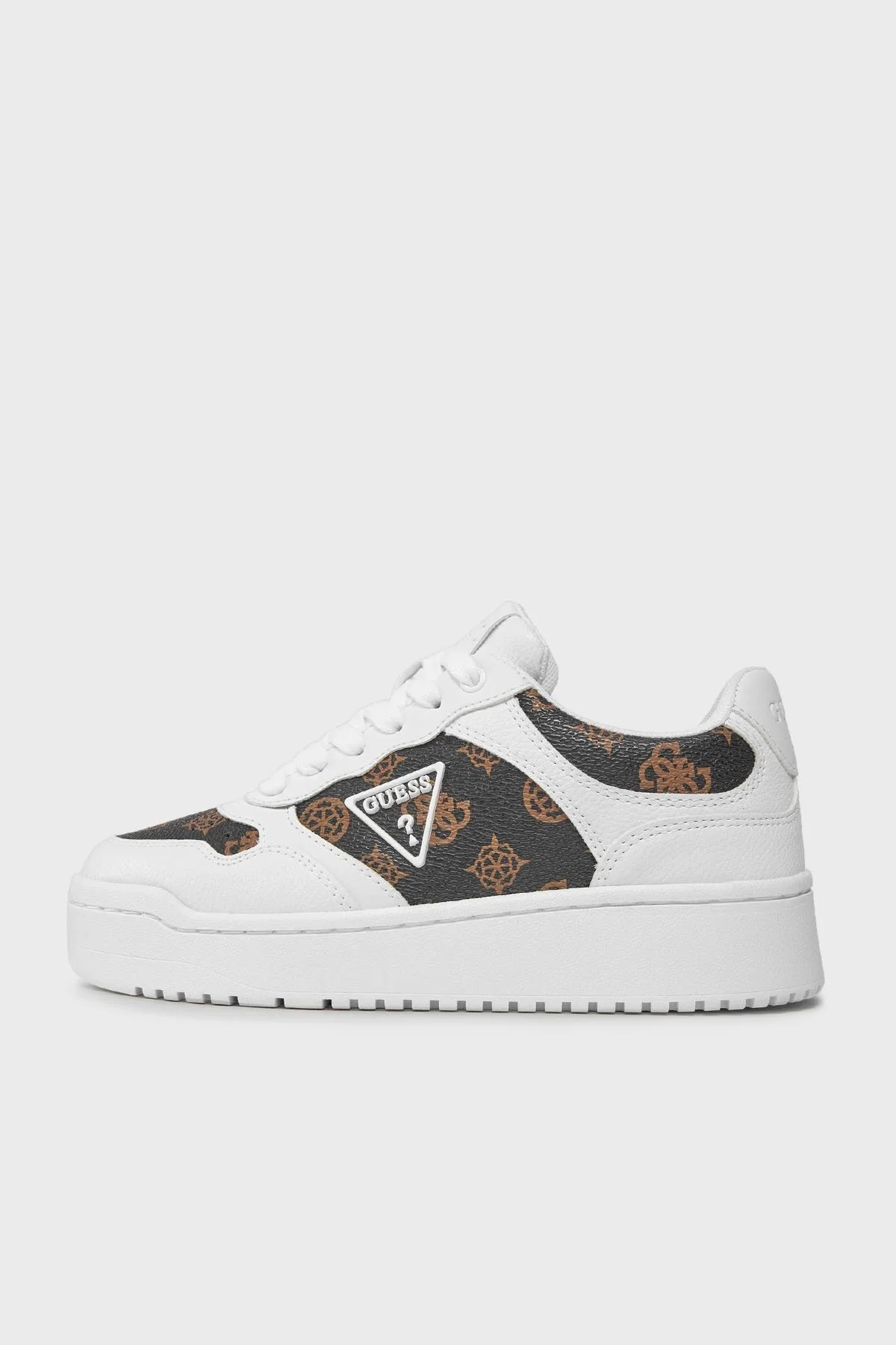 Guess Miram2 Logolu Sneaker FLPMI2FAL12WHIBR Bayan Ayakkabı FLPMI2FAL12 WHIBR BEYAZ-KAHVE - 2