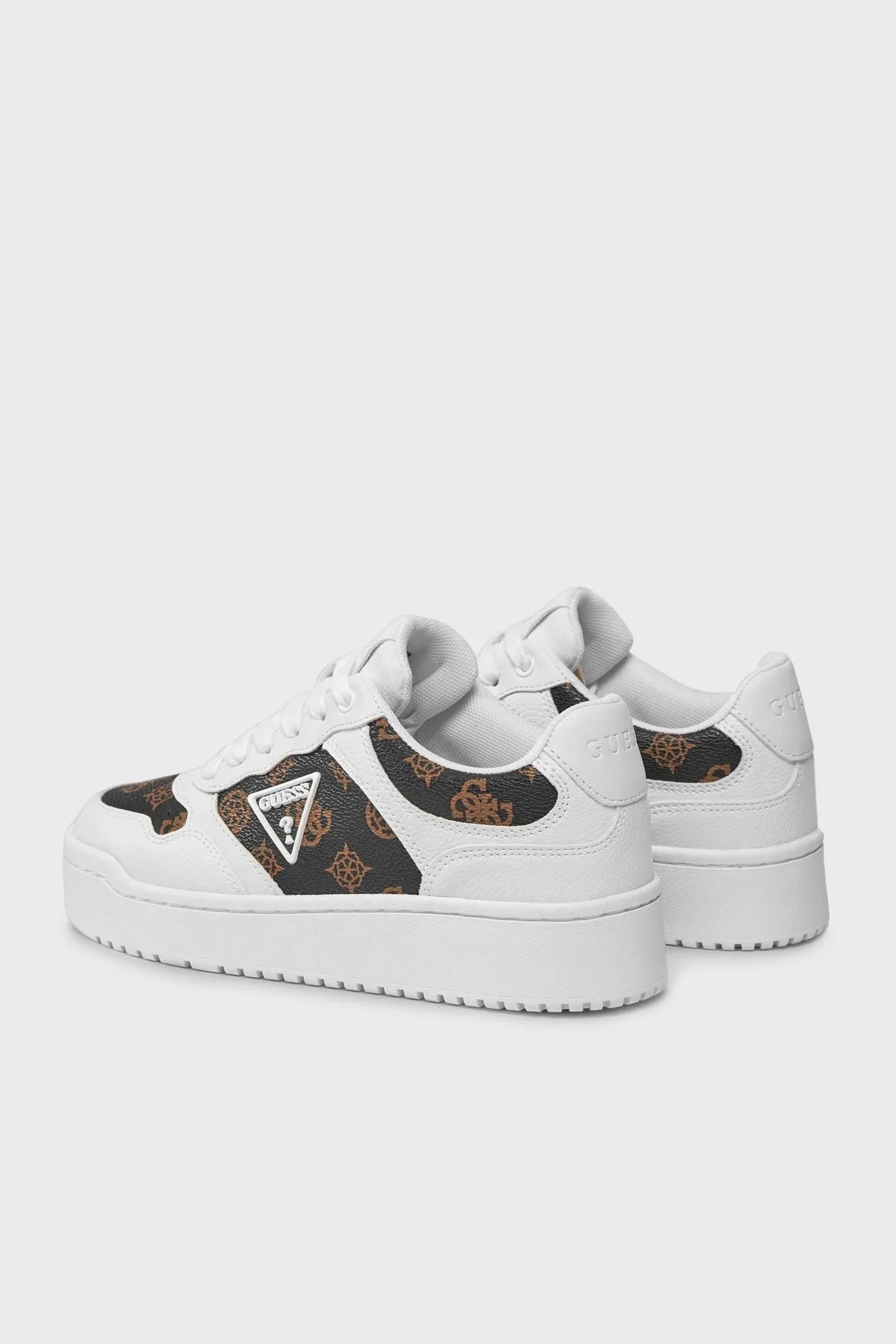 Guess Miram2 Logolu Sneaker FLPMI2FAL12WHIBR Bayan Ayakkabı FLPMI2FAL12 WHIBR BEYAZ-KAHVE - 3