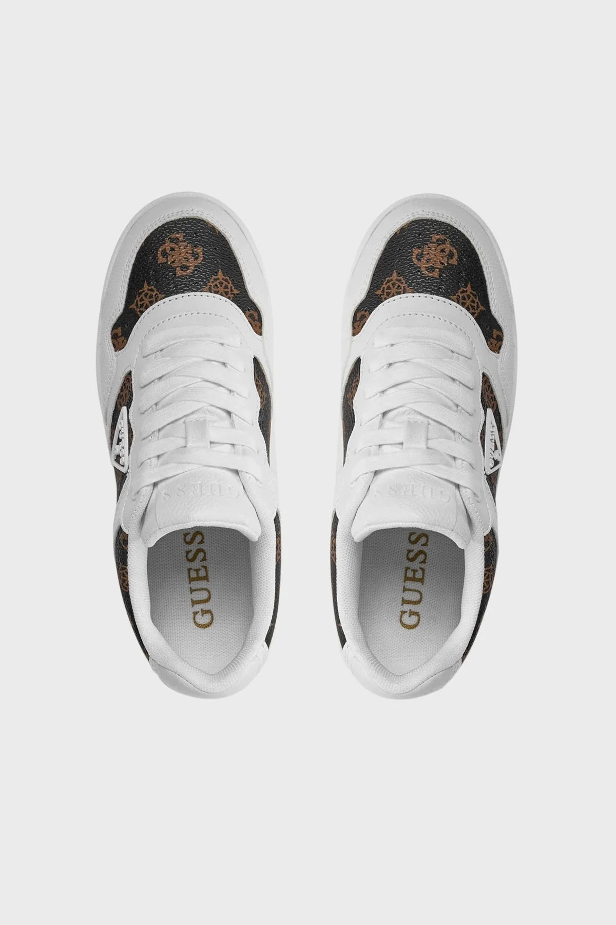 Guess Miram2 Logolu Sneaker FLPMI2FAL12WHIBR Bayan Ayakkabı FLPMI2FAL12 WHIBR BEYAZ-KAHVE - 5