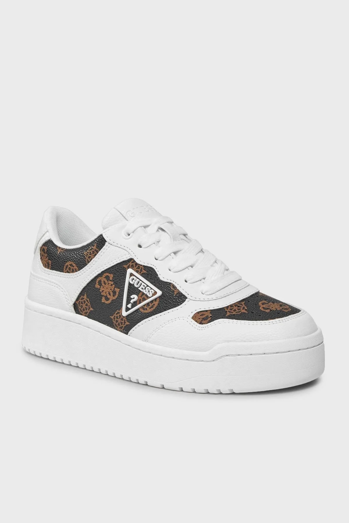 Guess Miram2 Logolu Sneaker FLPMI2FAL12WHIBR Bayan Ayakkabı FLPMI2FAL12 WHIBR BEYAZ-KAHVE - 6