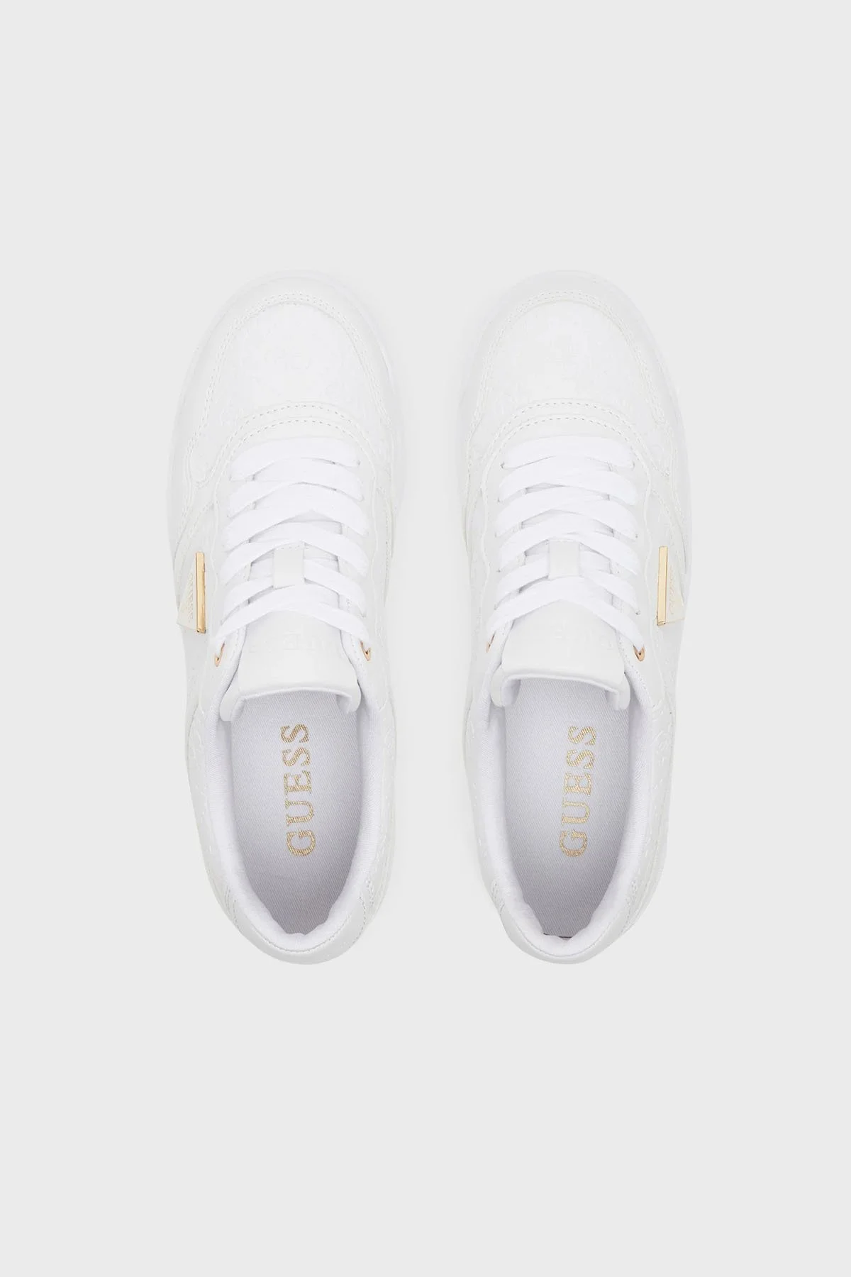 Guess Miram6 4g Kabartmalı Logolu Sneaker FLJMI6FAL12 Kadın Ayakkabı FLJMI6 FAL12 WHITE BEYAZ - 3