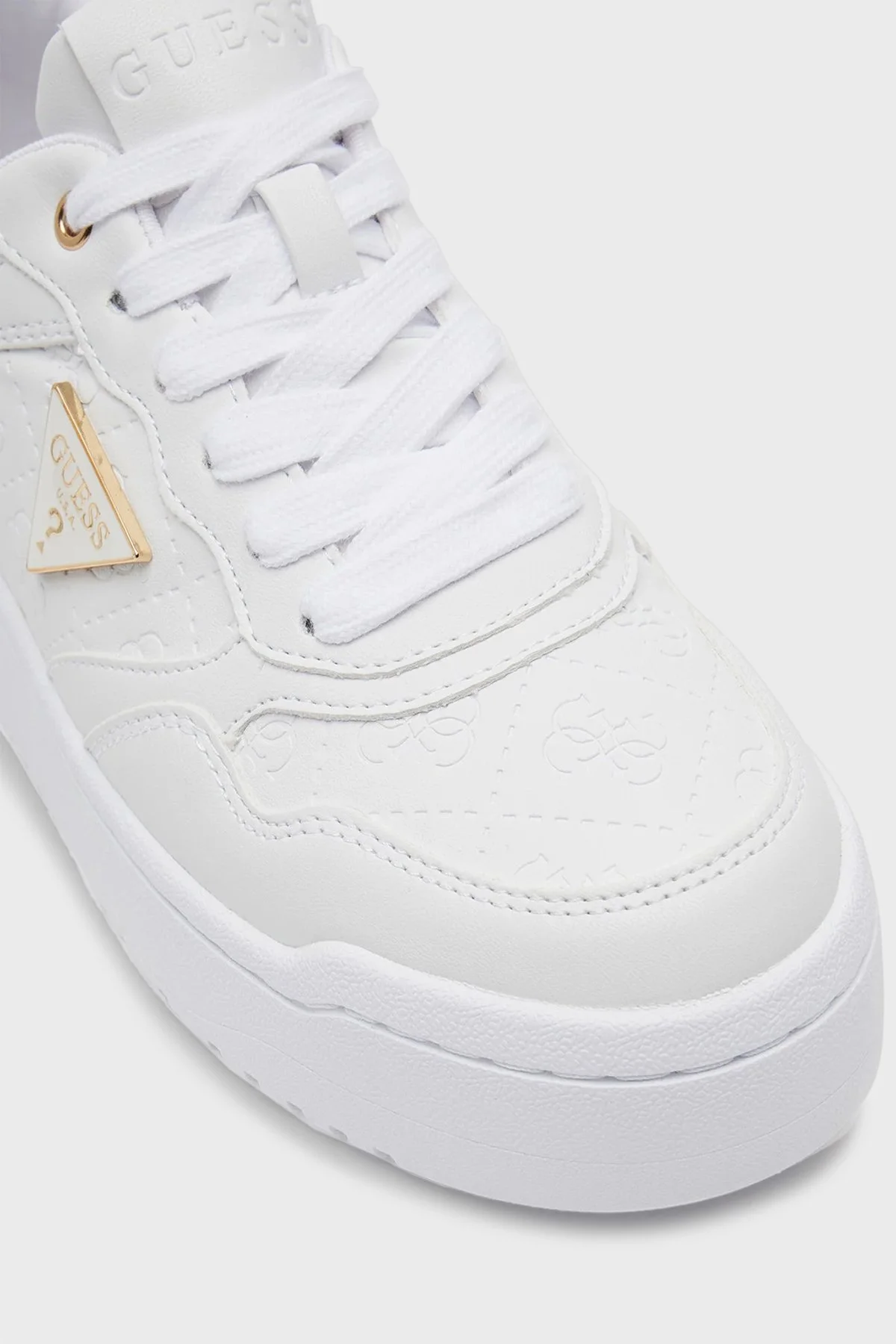 Guess Miram6 4g Kabartmalı Logolu Sneaker FLJMI6FAL12 Kadın Ayakkabı FLJMI6 FAL12 WHITE BEYAZ - 5