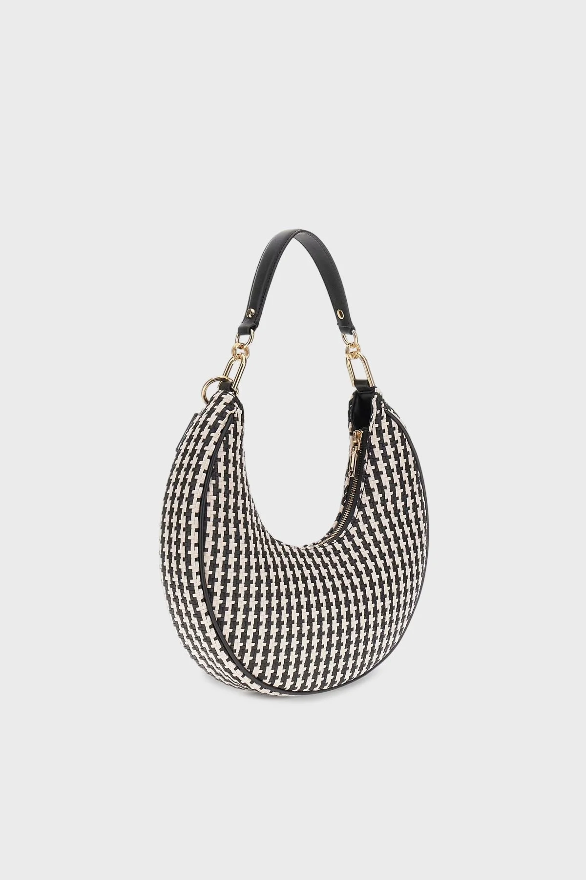 Guess Mirema Logolu Tutma Saplı HWWG9631020 Bayan Çanta HWWG96 31020 BML SİYAH-EKRU - 2