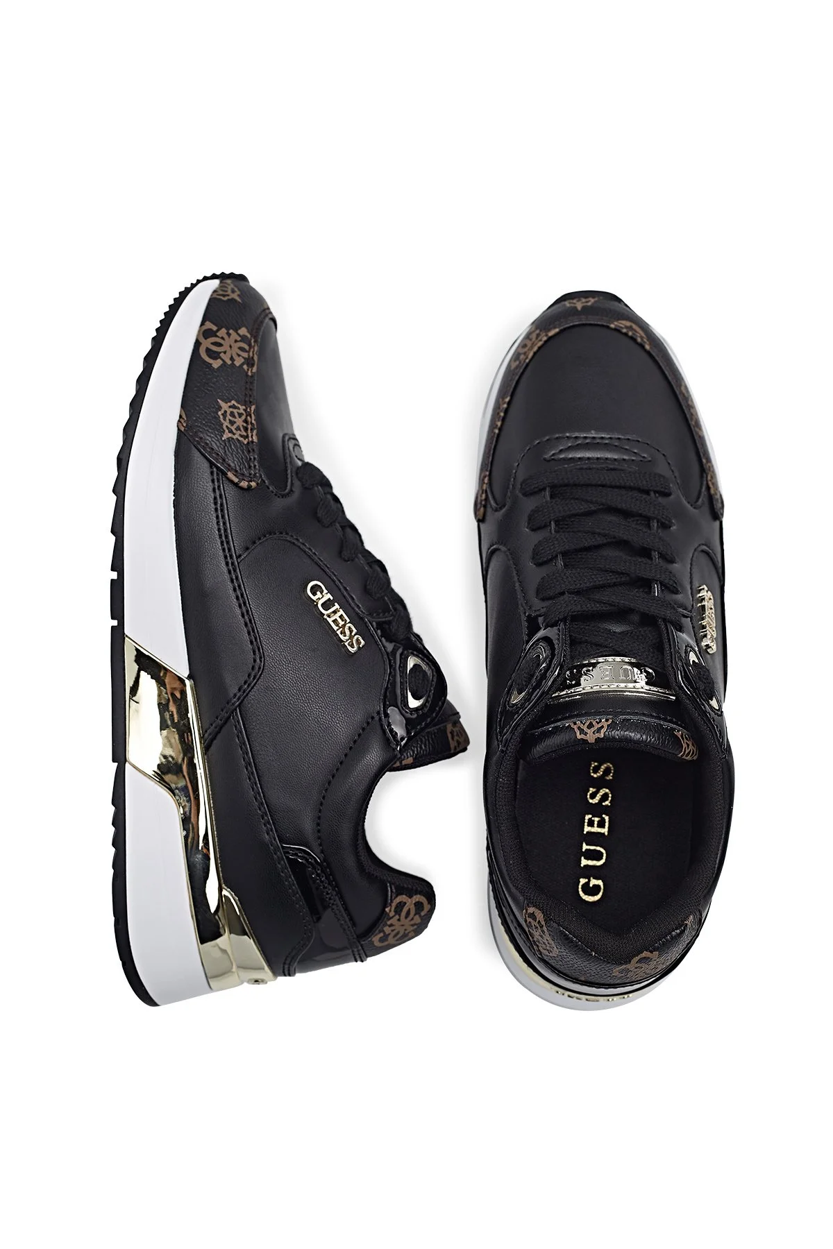 Guess Moxea Günlük Spor Bayan Ayakkabı FL5MOXFAL12 BLKBR SİYAH - 10