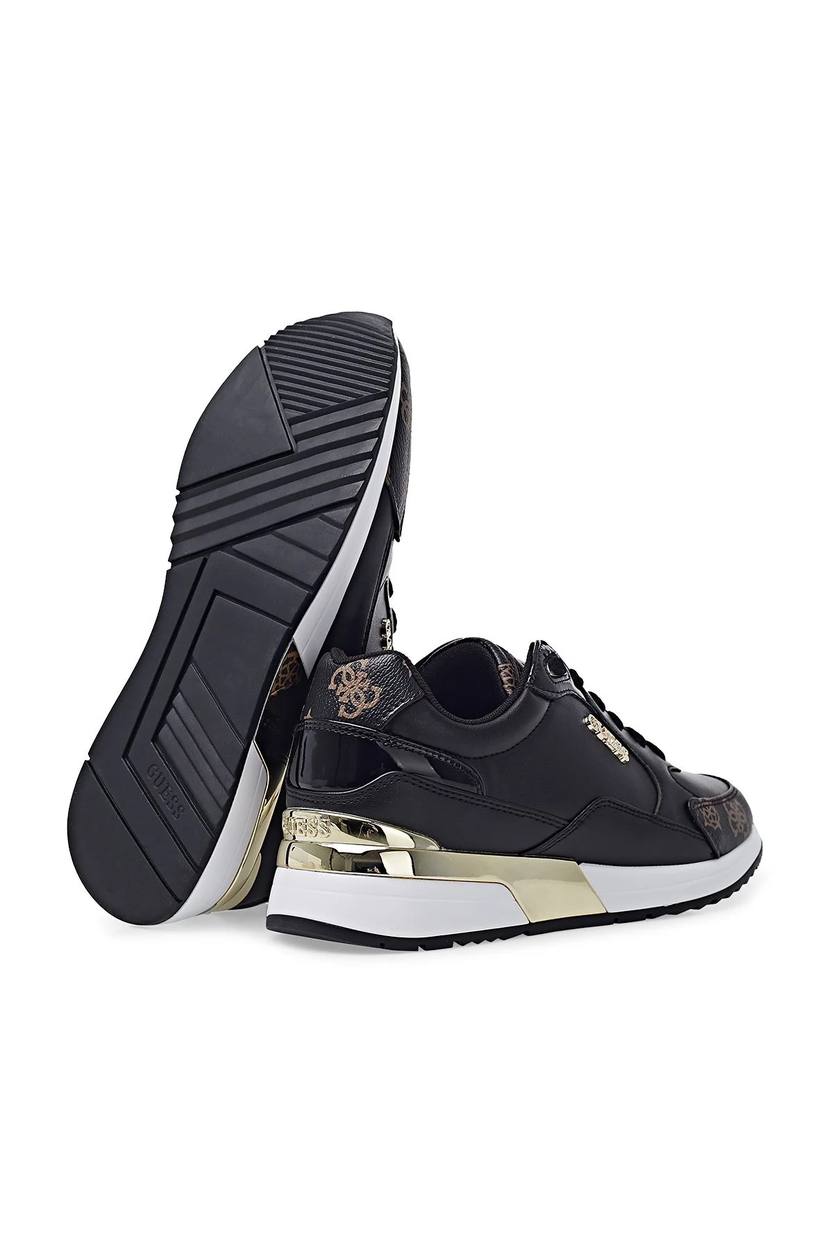 Guess Moxea Günlük Spor Kadın Ayakkabı FL5MOXFAL12 BLKBR SİYAH - 4