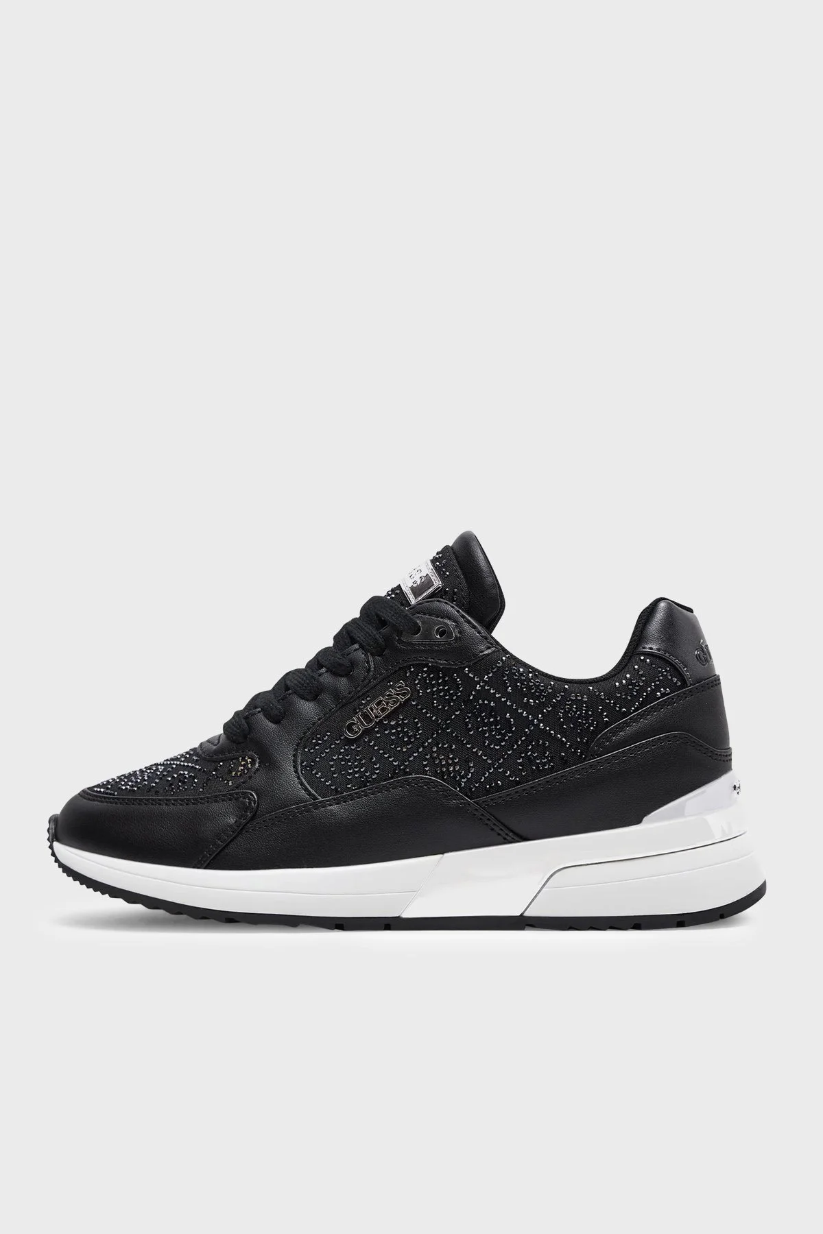 Guess Moxea10 Logolu Kalın Tabanlı Sneaker FLJMOXFAL12 Bayan Ayakkabı FLJMOX FAL12 BLKGU SİYAH - 2