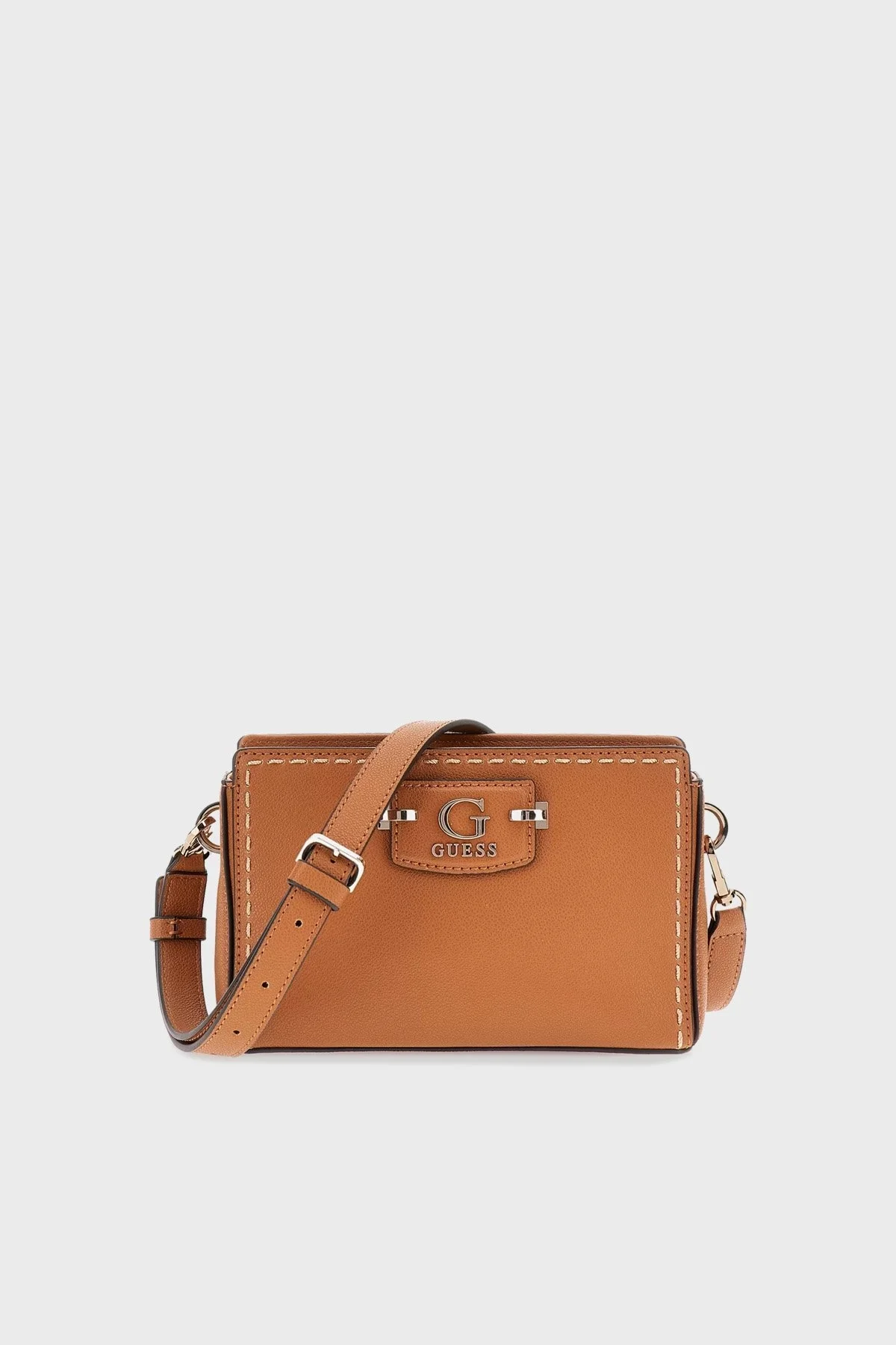 Guess Nastra Logolu Çıkarılabilir Askılı Dikiş Detaylı HWBG9637720 Bayan Çanta HWBG96 37720 CAR TABA - 5