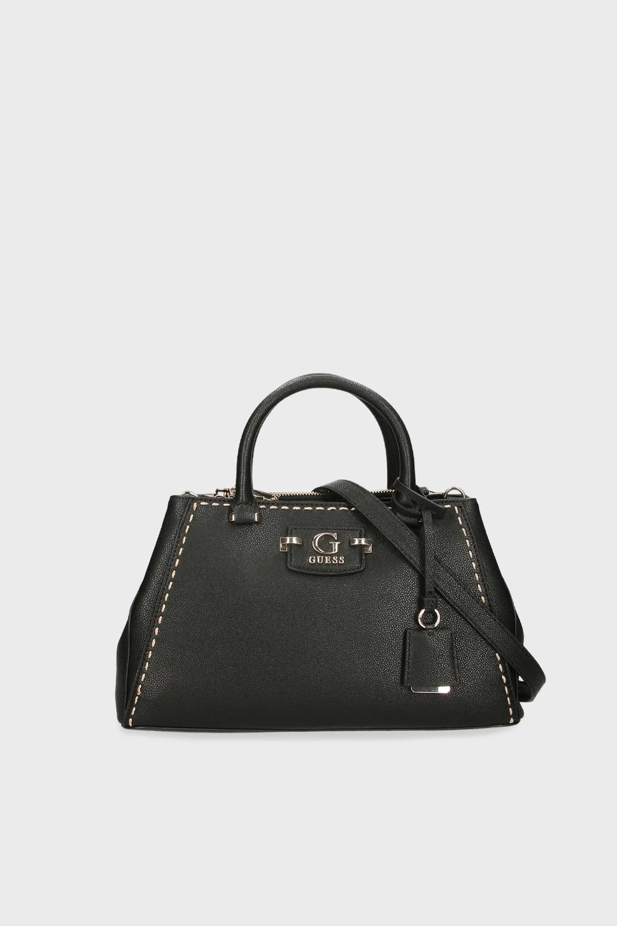 Guess Nastra Logolu Dikiş Detaylı Çıkarılabilir Askılı HWBG963706 Bayan Çanta HWBG96 37060 BLA SİYAH - 4