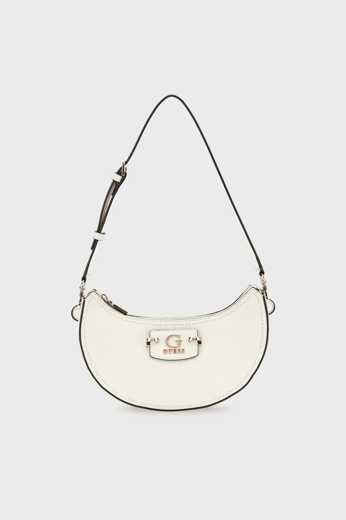 Guess Nastra Logolu Dikiş Detaylı Çıkarılabilir Askılı HWBG9637170 Bayan Çanta HWBG96 37170 OFF EKRU - 4