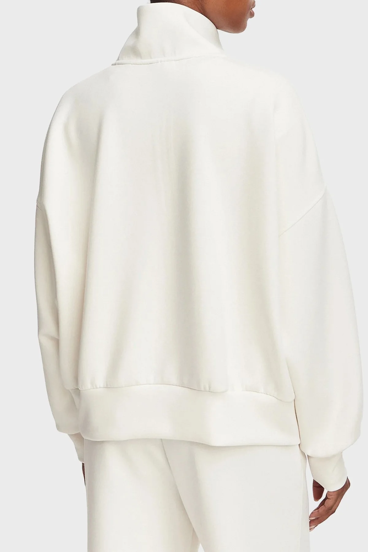 Guess Nat Logolu Yarım Fermuarlı Dik Yaka V6YQ25K4801 Kadın Sweat V6YQ25 K4801 A138 Lacivert - 3