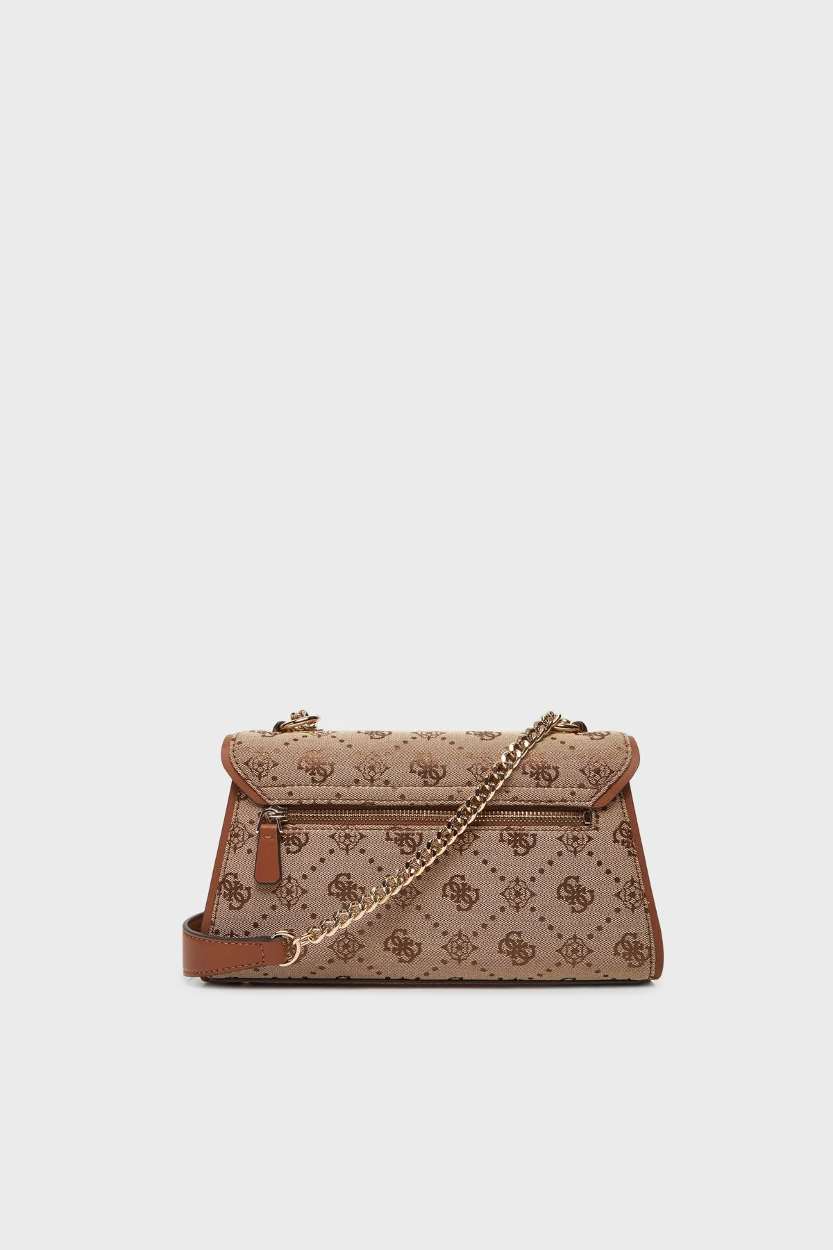 Guess Neda Tamamı Logolu Zincir Askılı HWJP9654210 Bayan Çanta HWJP96 54210 LTL KAHVE - 3
