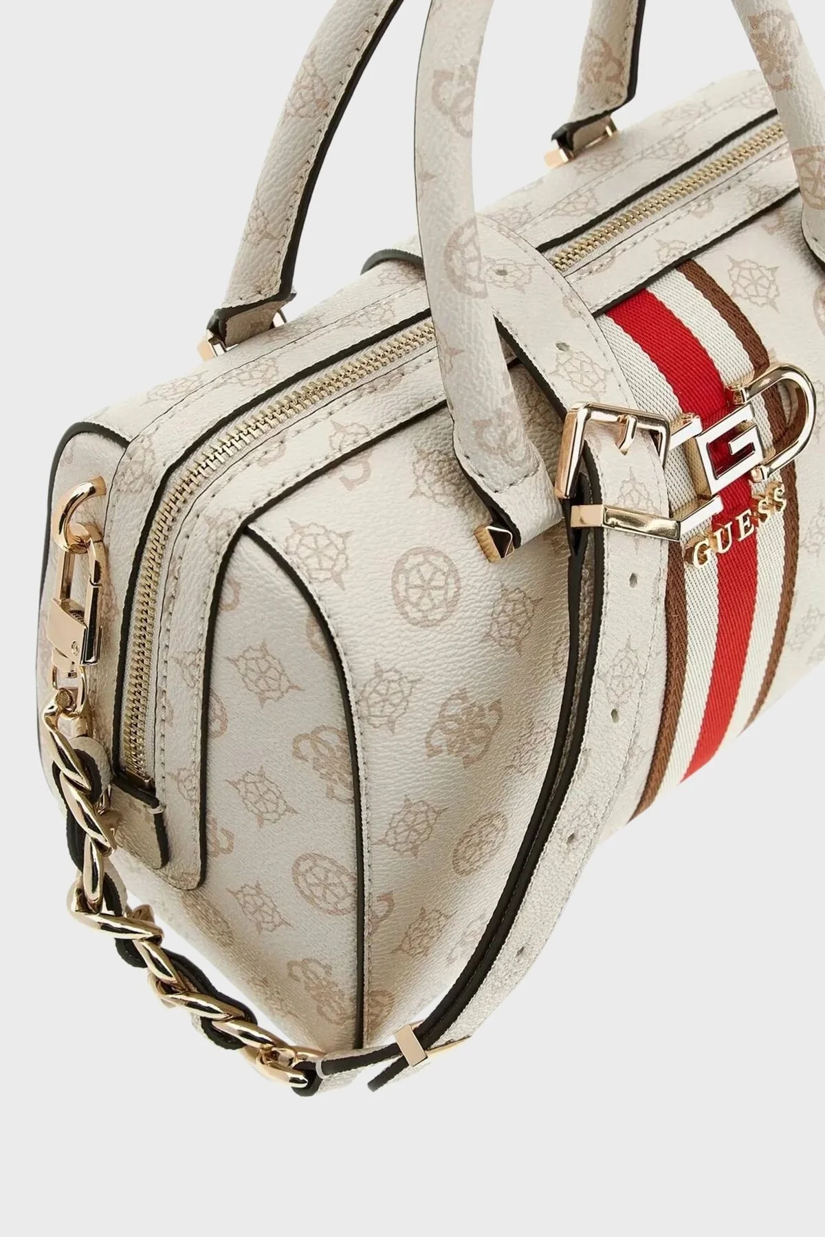 Guess Nelka Çıkarılabilir Uzatma Askılı HWPG9307050 Bayan Çanta HWPG9307050 CRG KREM - 5