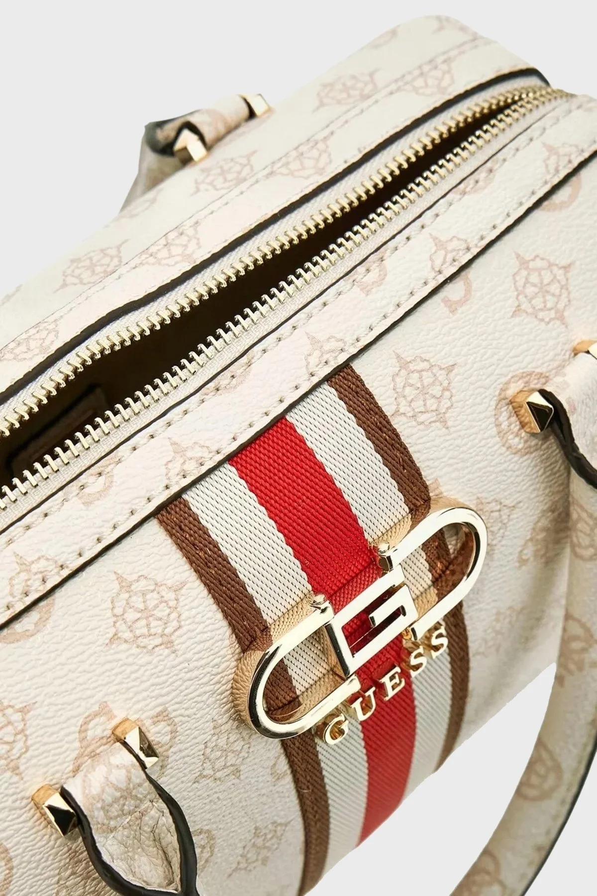 Guess Nelka Çıkarılabilir Uzatma Askılı HWPG9307050 Bayan Çanta HWPG9307050 CRG KREM - 6