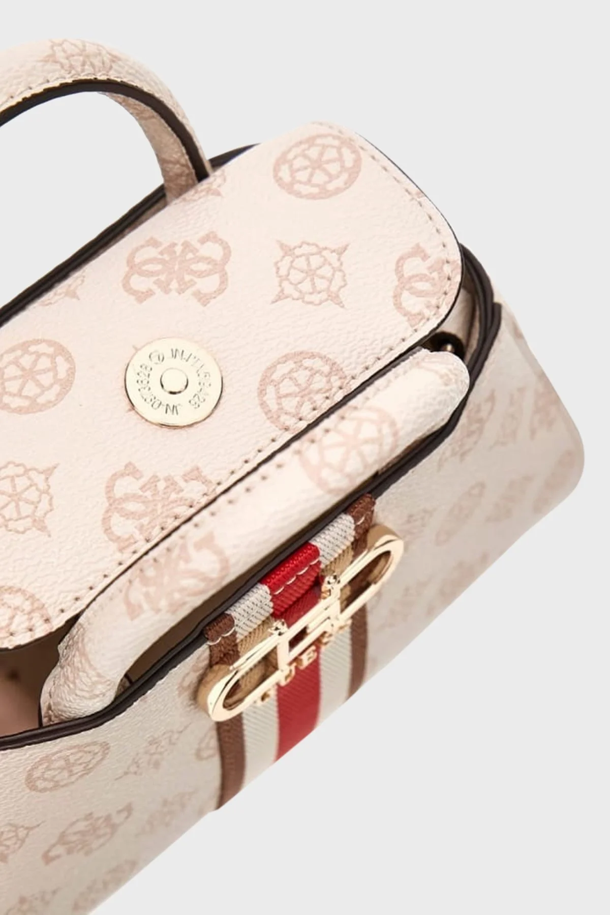 Guess Nelka Logolu Çıkarılabilir Uzatma Askılı HWPG9307760 Bayan Çanta HWPG9307760 CRG KREM - 2