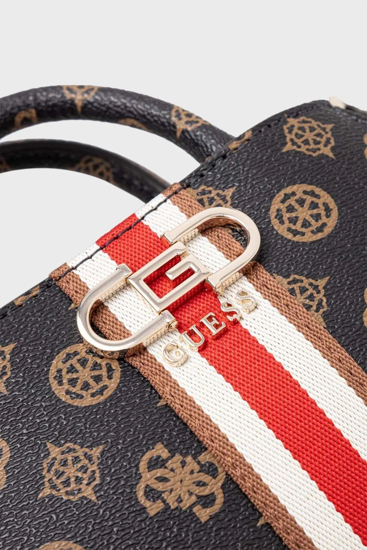 Guess Nelka Logolu Çıkarılabilir Uzatma Askılı HWPG9307760 Bayan Çanta HWPG9307760 MLO SİYAH - 6