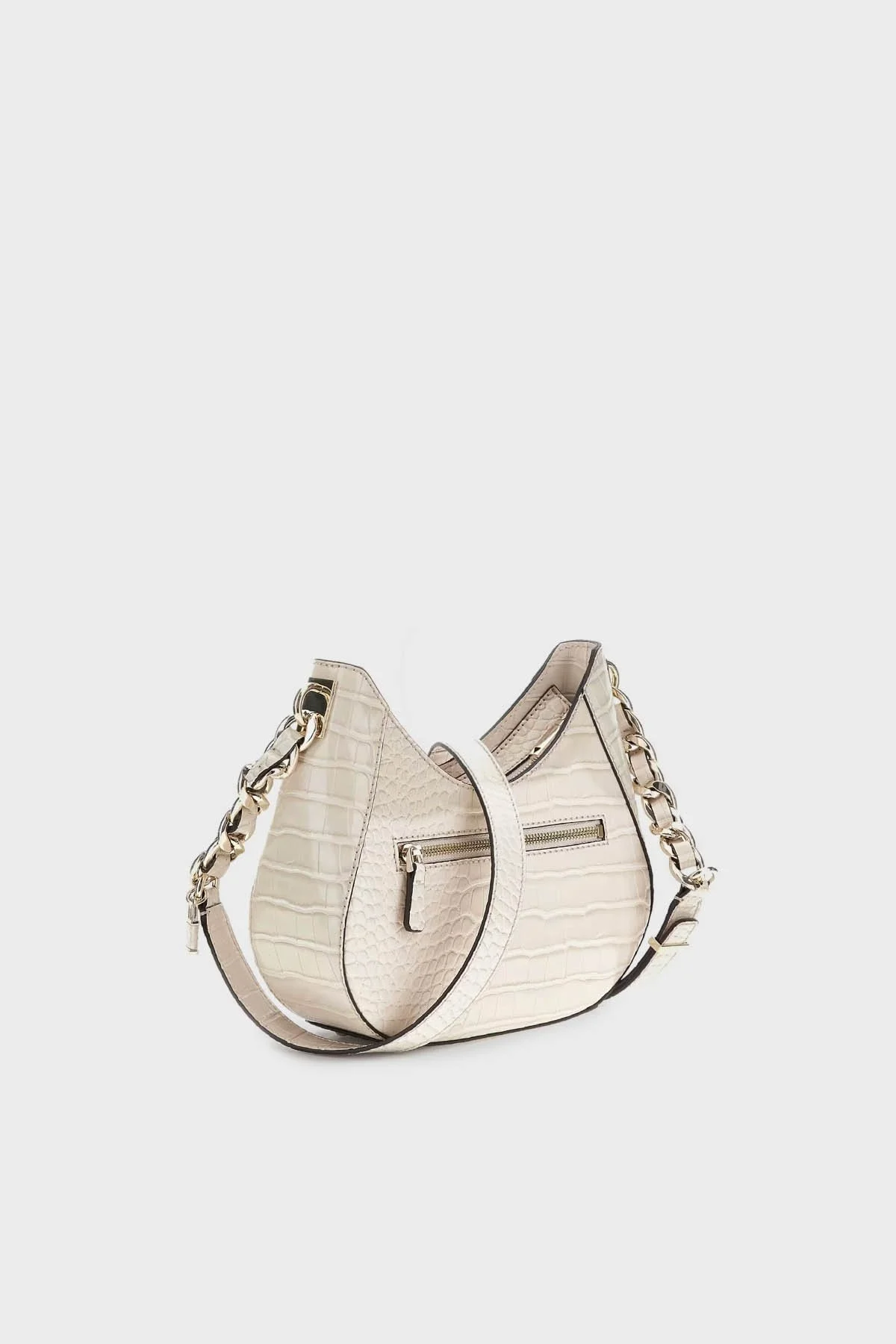 Guess Nelka Timsah Desenli Çıkarılabilir Uzatma Askılı HWCG9307120 Bayan Çanta HWCG9307120 STO TAŞ - 2