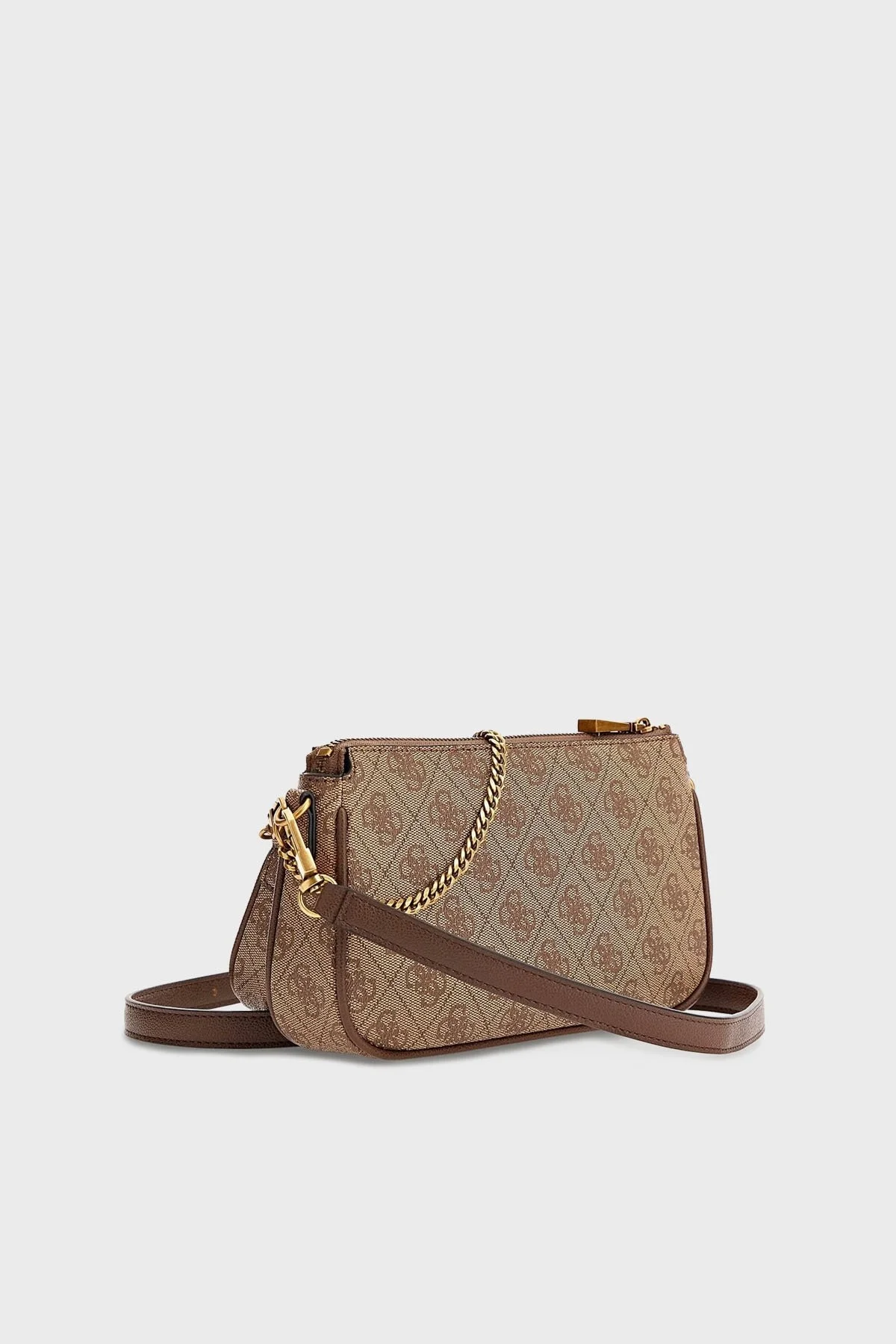 Guess Nell Çıkarılabilir Ön Bölmeli ve Askılı Bayan Çanta HWSB8735700 LGW KAHVE - 4