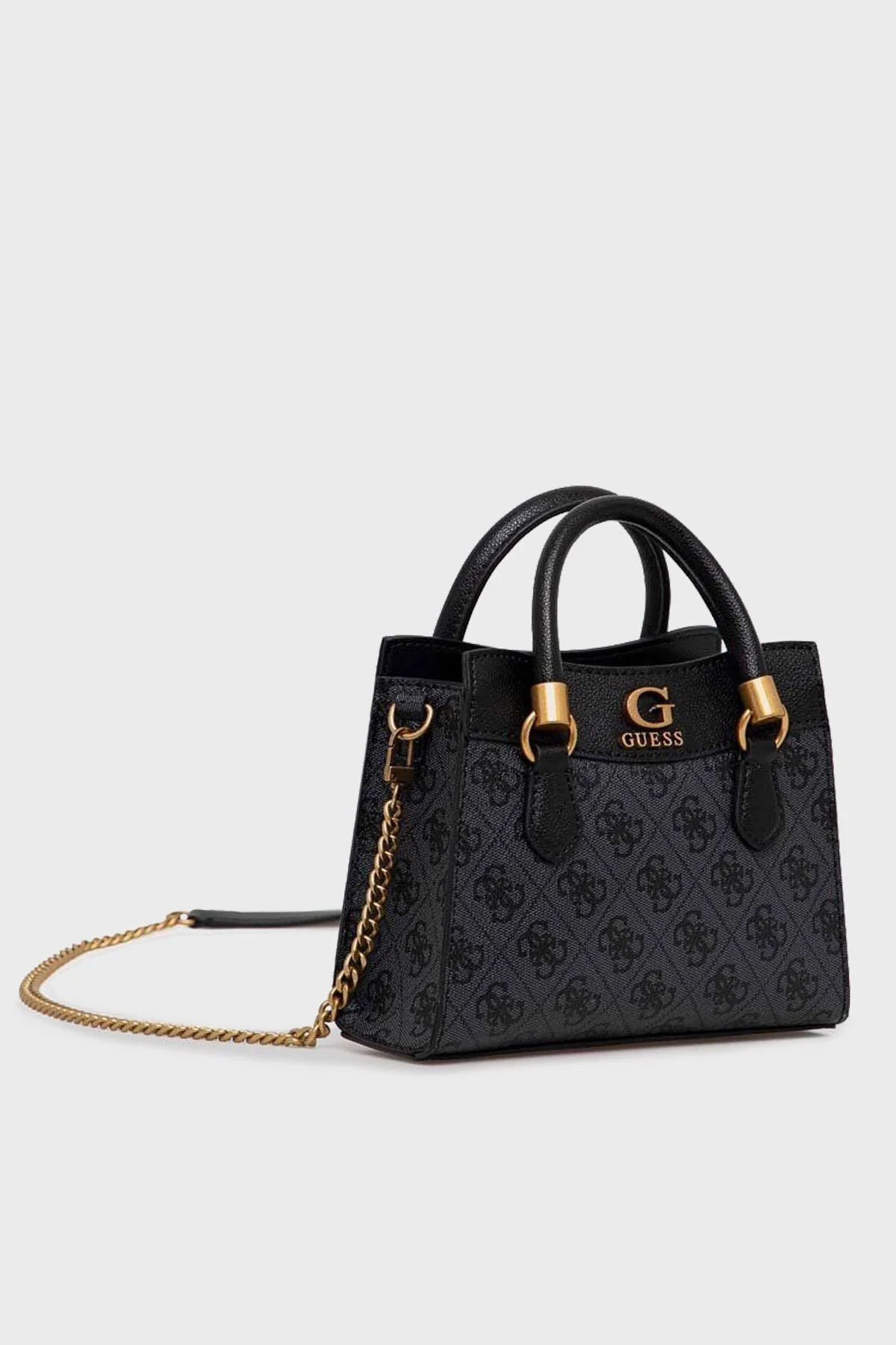 Guess Nell Fermuarlı Çıkarılabilir Zincir Askılı Bayan Çanta HWSB8735760 CLO ANTRASİT - 5