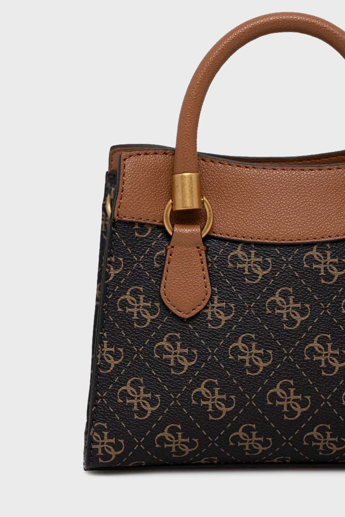 Guess Nell Logolu Çıkarılabilir Zincir Askılı Bayan Çanta HWQB8735760 BGA SİYAH - 5