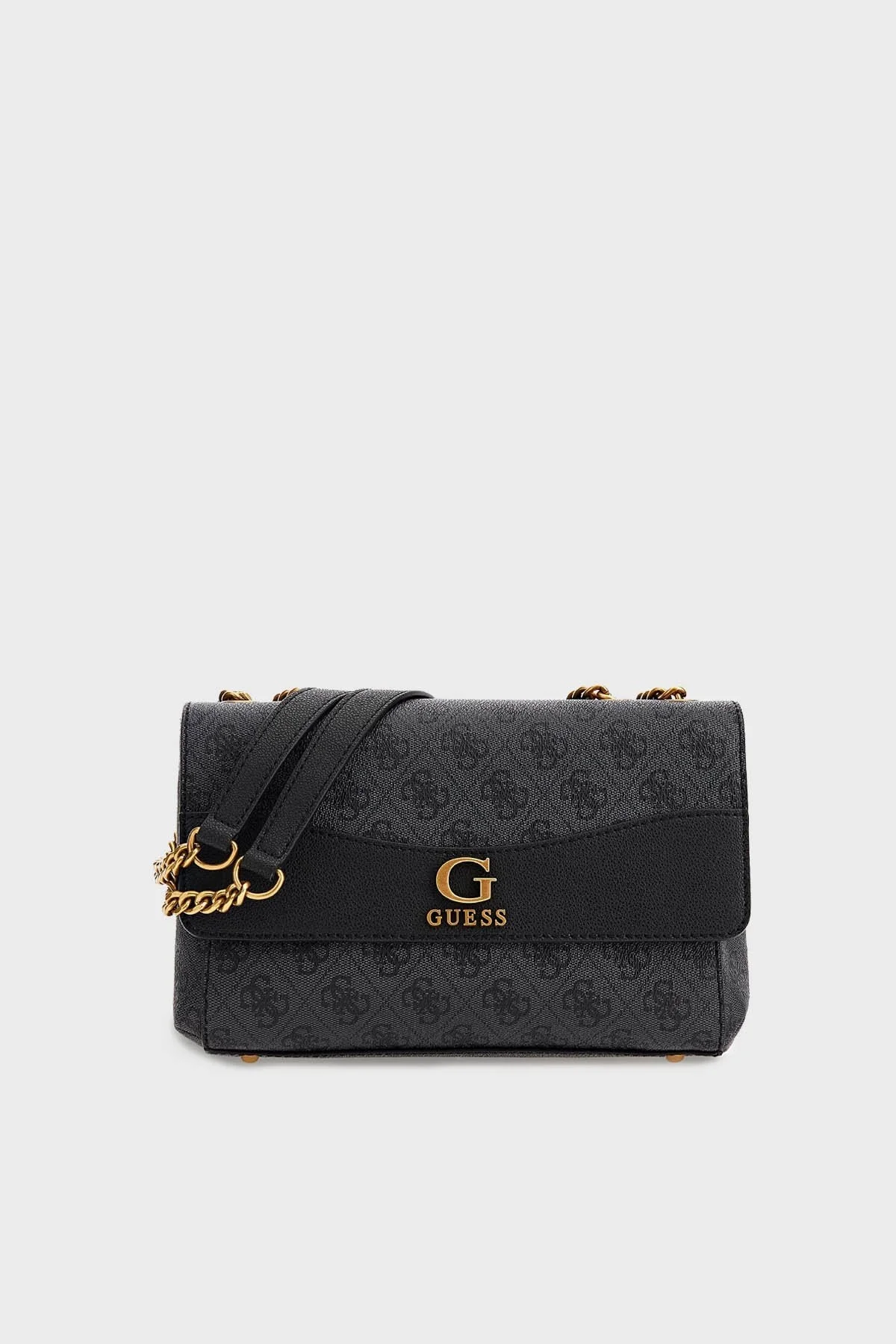 Guess Nell Logolu Zincir Askılı Bayan Çanta HWSB8735210 CLO ANTRASİT - 1