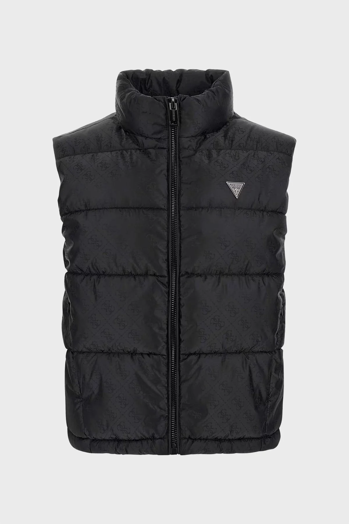 Guess New 4G Logo Crop Şişme W4YL15WGAL2 Bayan Yelek W4YL15 WGAL2 JBLK SİYAH - 5