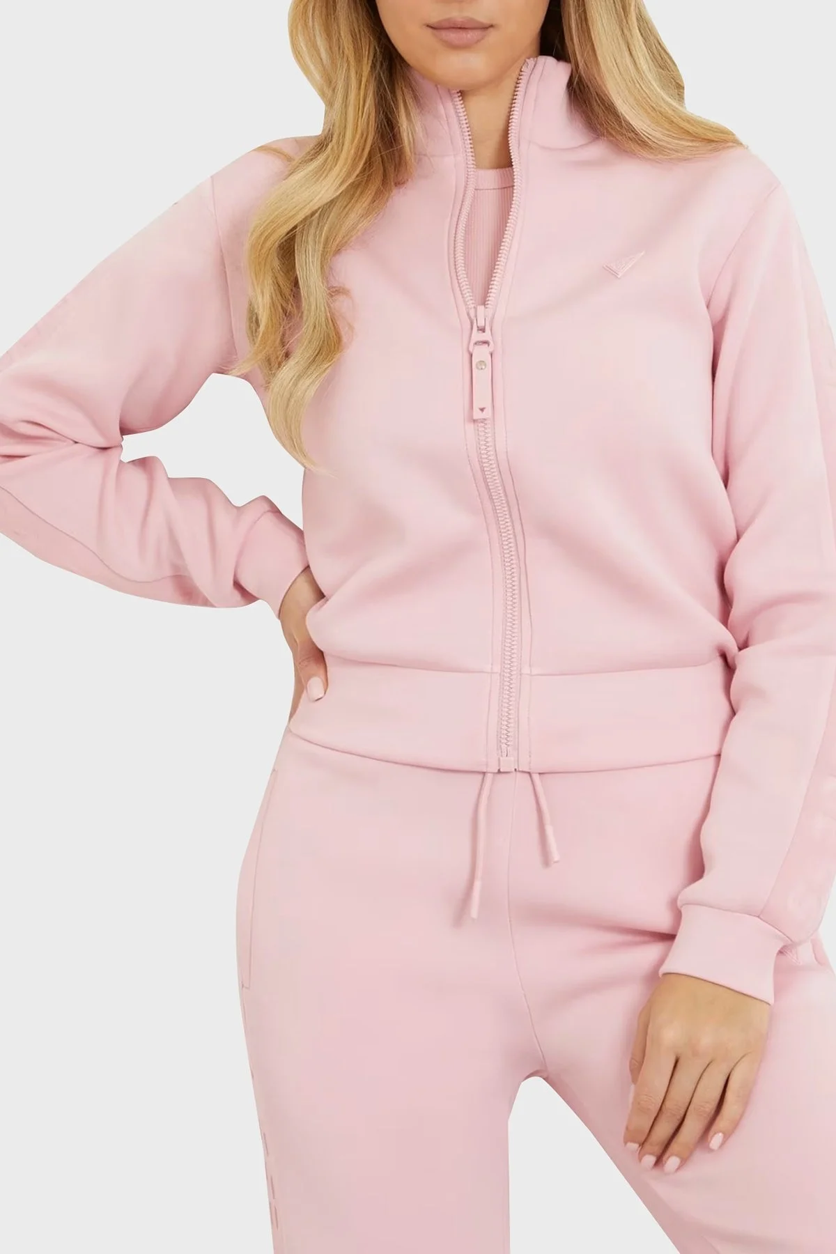 Guess New Allie Regular Fit Dik Yaka V2YQ17K7UW2 Bayan Sweat V2YQ17 K7UW2 G63P PEMBE - 1