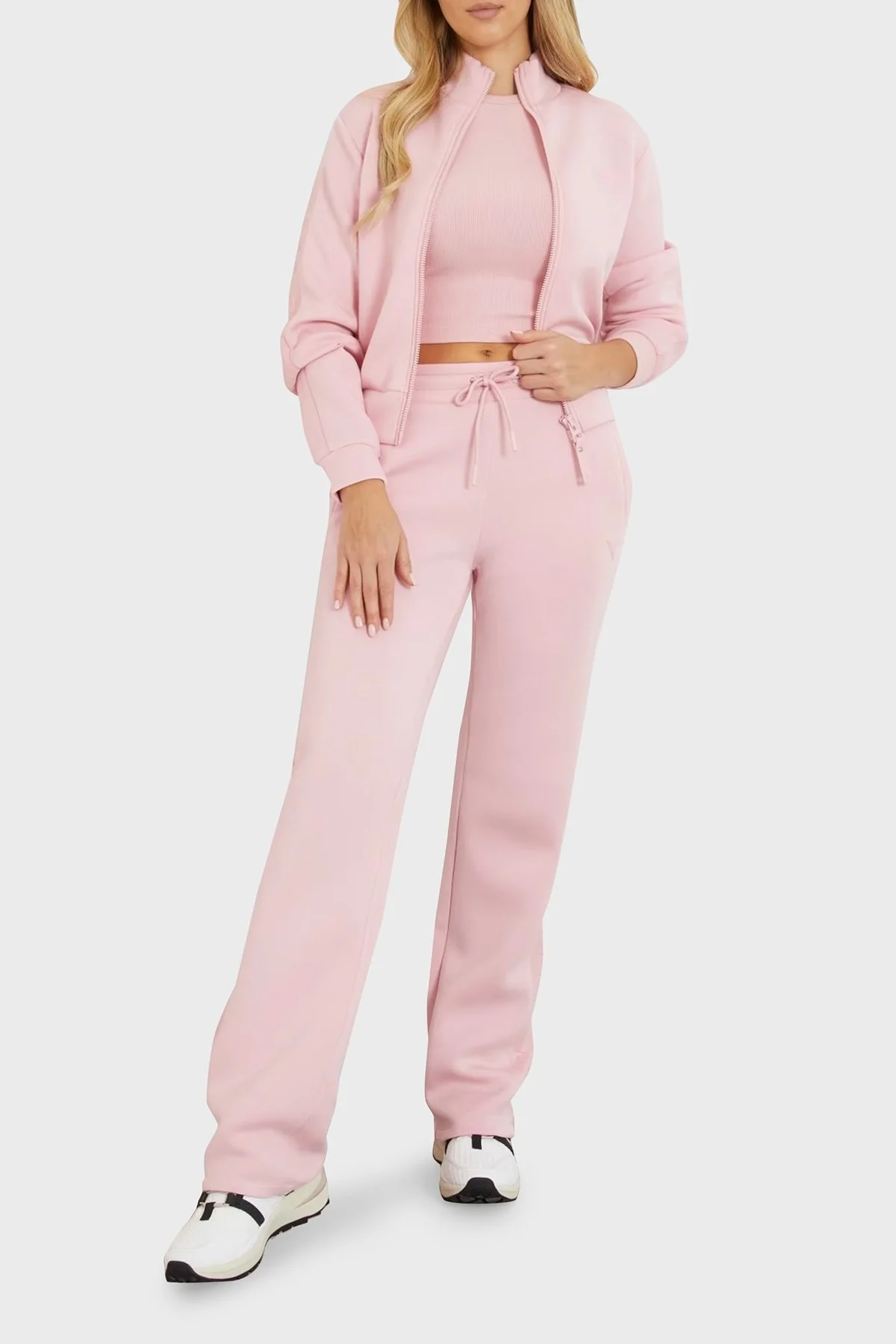 Guess New Allie Regular Fit Dik Yaka V2YQ17K7UW2 Bayan Sweat V2YQ17 K7UW2 G63P PEMBE - 3