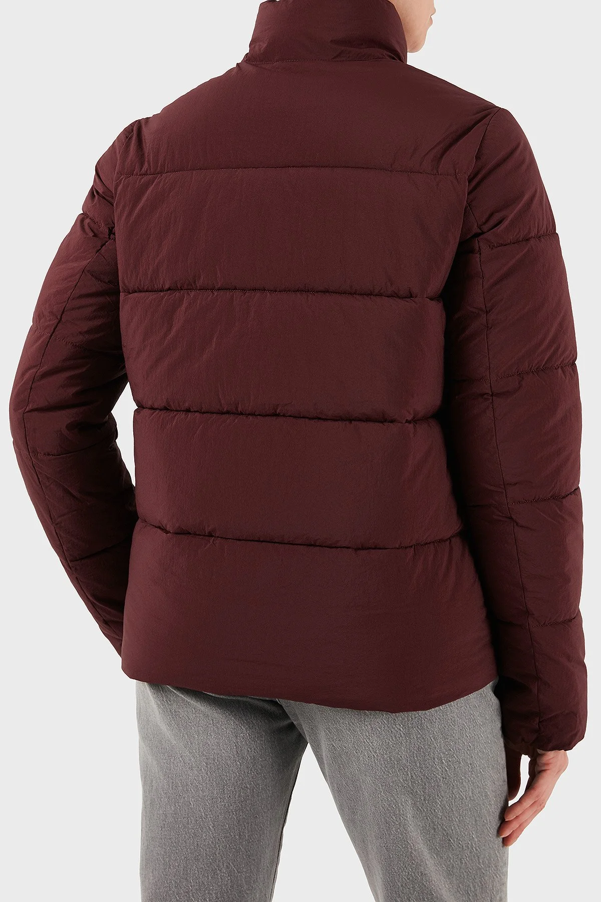 Guess New Claudia Su İtici Regular Fit Dik Yaka V4YL03WFUD0 Bayan Mont V4YL03 WFUD0 G4P2 BORDO - 3