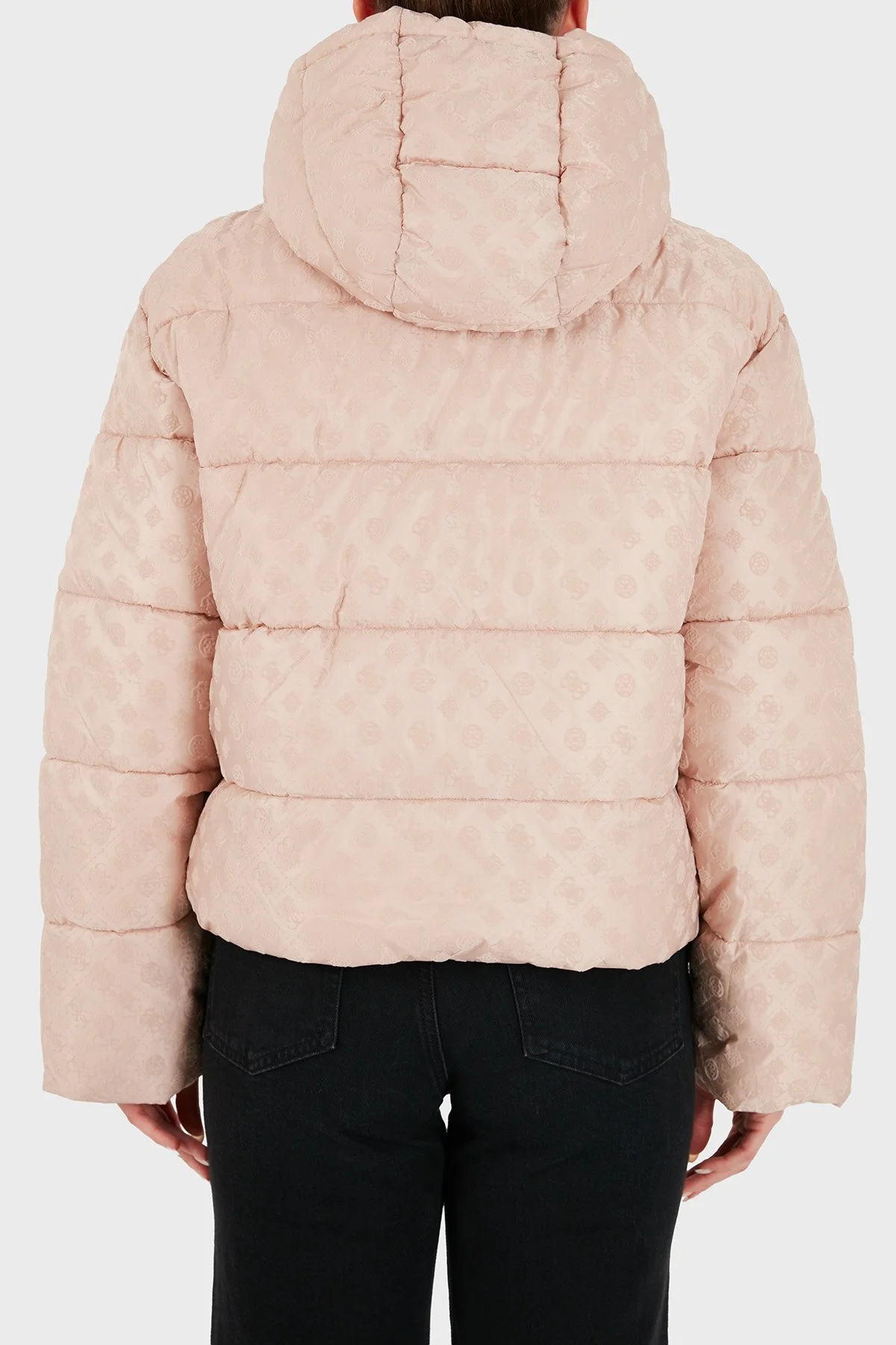 Guess New Daisy Kapitoneli Regular Fit Kapüşonlu Suya Dayanıklı W6BL56W4195 Kadın Mont W6BL56 W4195 G6I6 Gül kurusu - 3