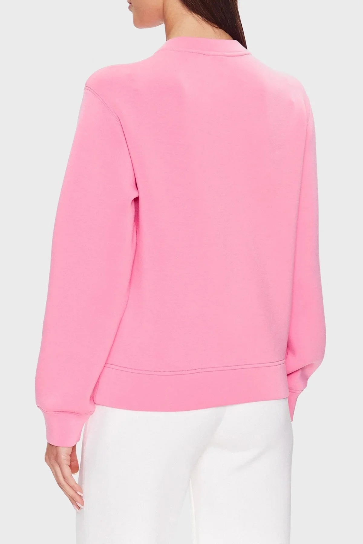 Guess New Elly Regular Fit Yumuşak Dokulu Scuba Bayan Sweat V3RQ19K7UW2 G65C FUŞYA - 2