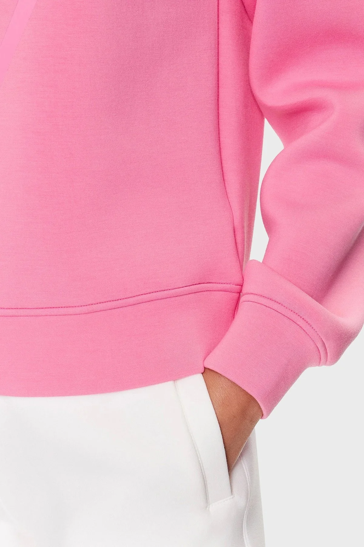 Guess New Elly Regular Fit Yumuşak Dokulu Scuba Bayan Sweat V3RQ19K7UW2 G65C FUŞYA - 5