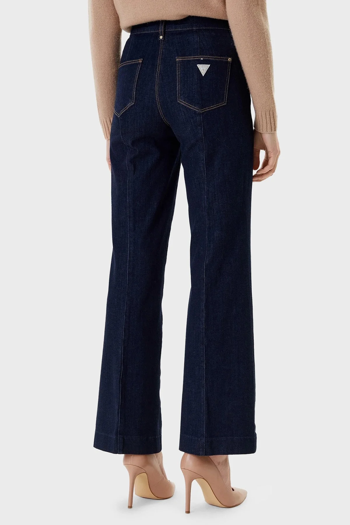 Guess New Faye Jeans Kadın Kot Pantolon W5RA0P D5PW1 BFIN Lacivert - 3