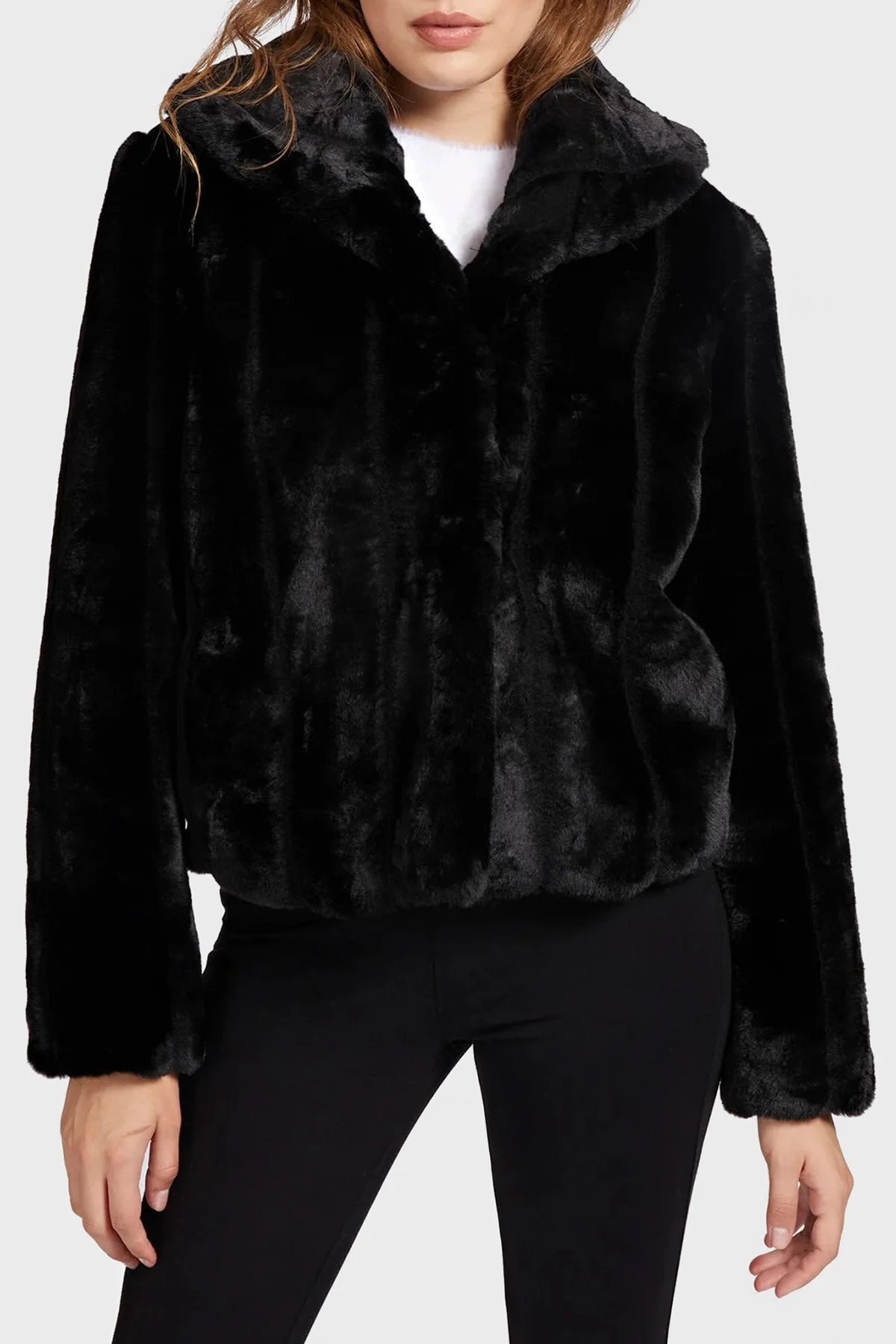 Guess New Sophy Regular Fit Cepli Suni Kürk W0BL0NWDCH0 Bayan Mont W0BL0NWDCH0 JBLK SİYAH - 1