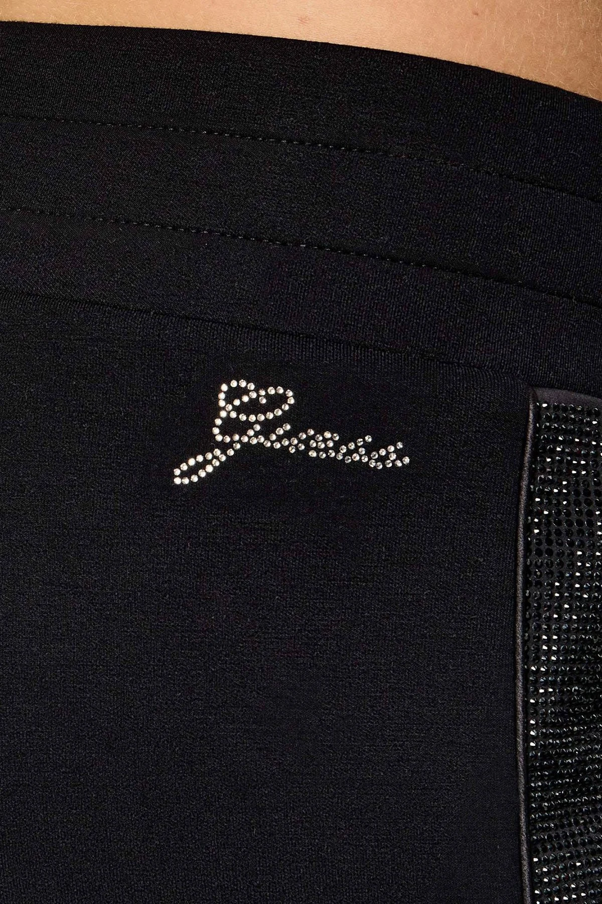Guess New Victoire Pamuklu Lastikli Bel Lastikli Paça W6BB17K6074 Kadın Pantolon W6BB17 K6074 JBLK Siyah - 4
