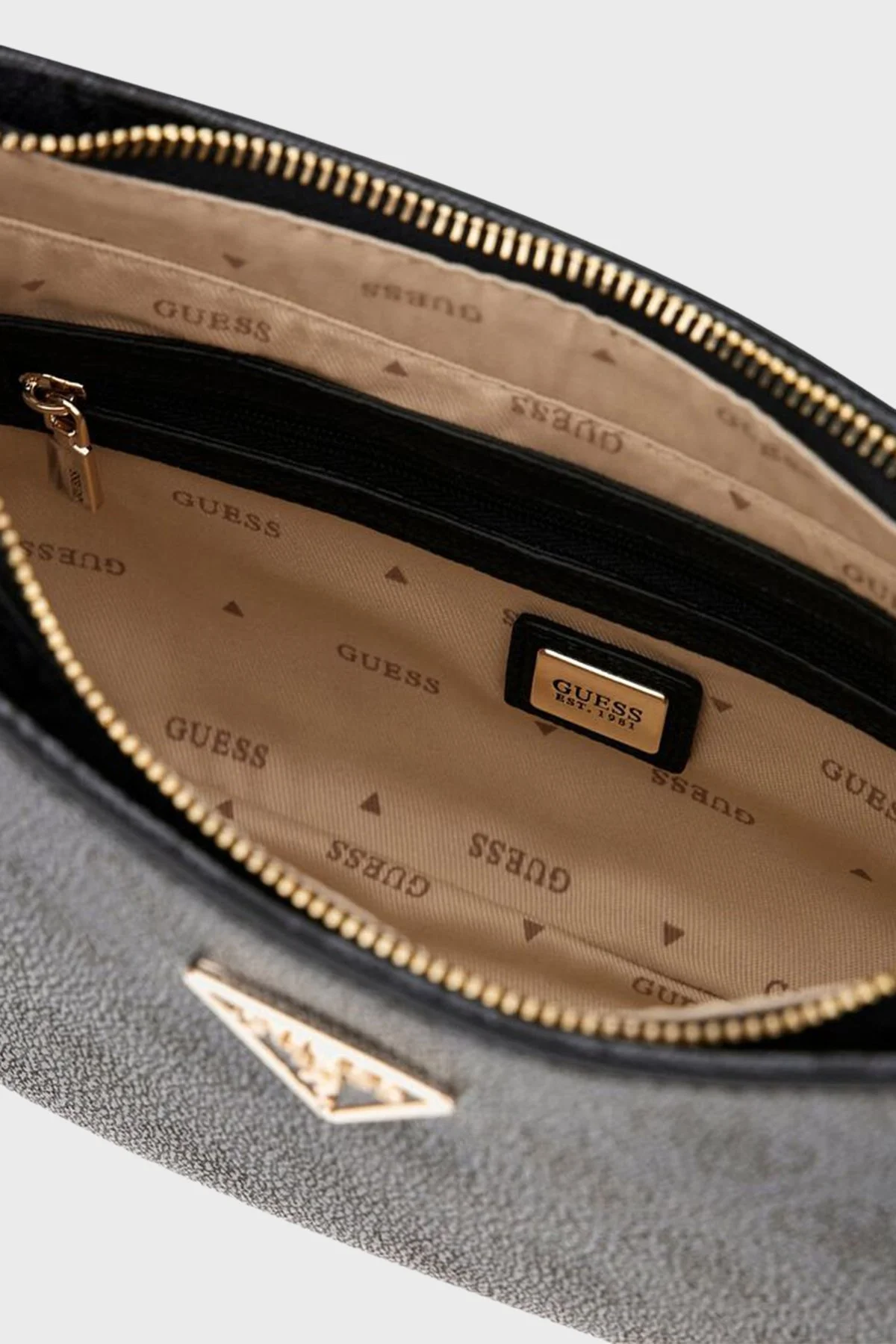 Guess Noelle 4G Logo Baskılı Ayarlanabilir Askılı HWBG9672180 Bayan Çanta HWBG96 72180 CLO ANTRASİT - 3