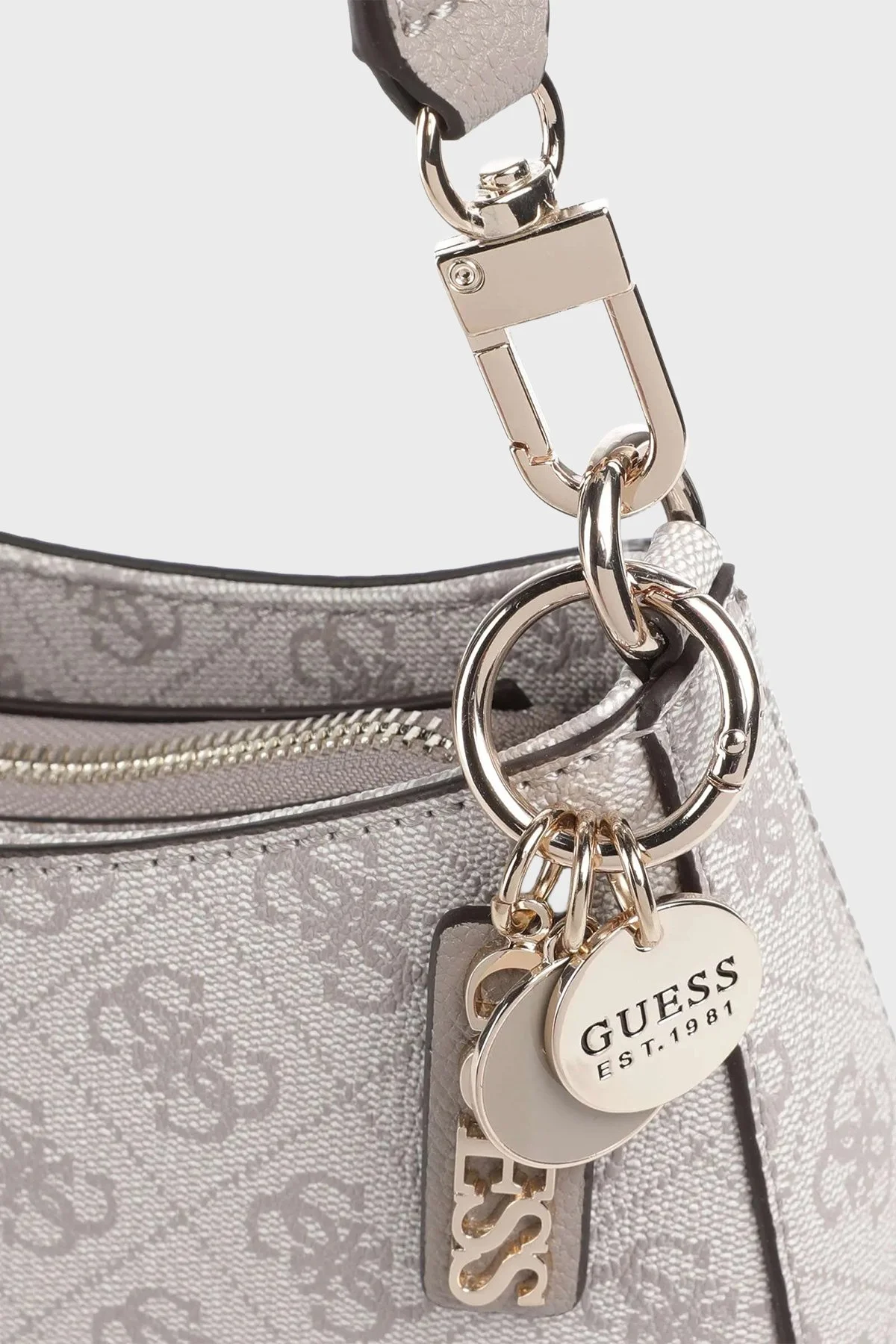 Guess Noelle 4G Logo Baskılı Ayarlanabilir Askılı HWBG9672180 Bayan Çanta HWBG96 72180 DKO BEJ - 3