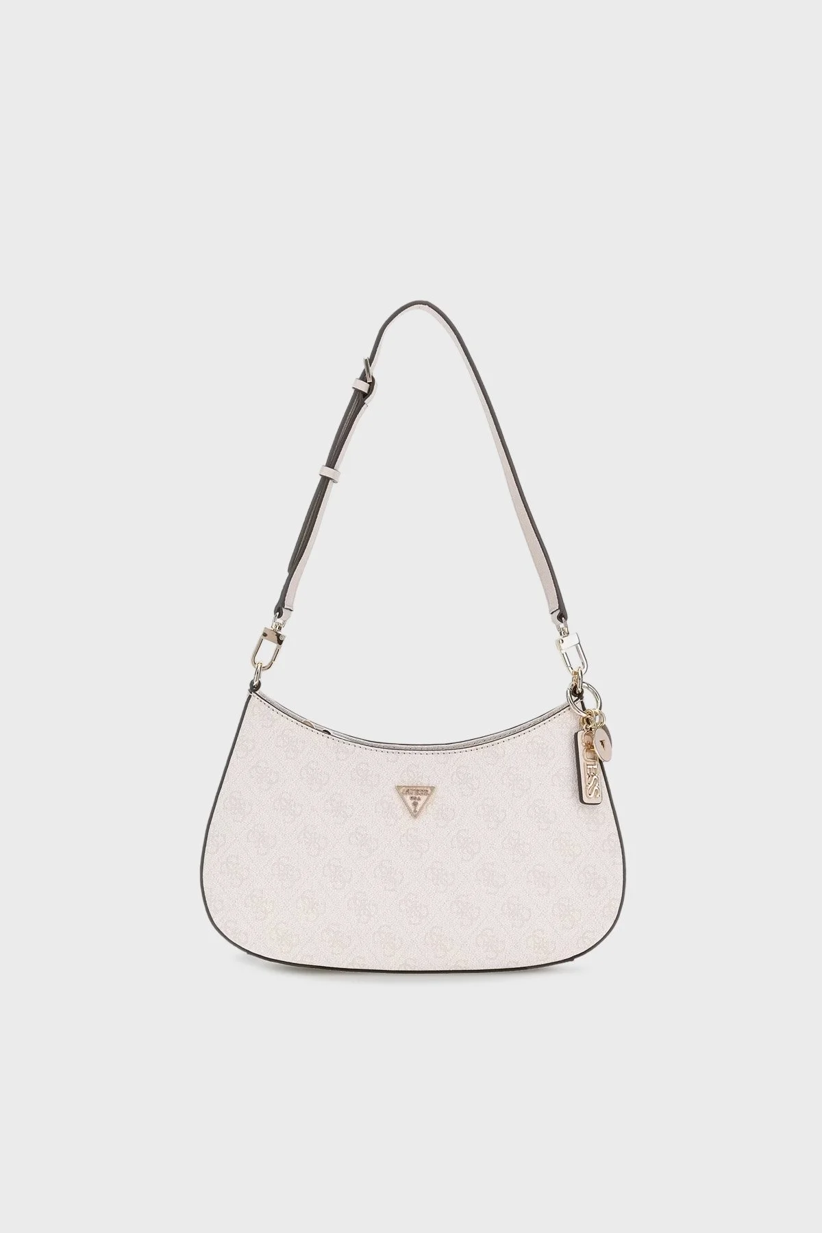 Guess Noelle 4G Logo Baskılı Ayarlanabilir Askılı HWBG9672180 Bayan Çanta HWBG96 72180 WLO BEYAZ - 1