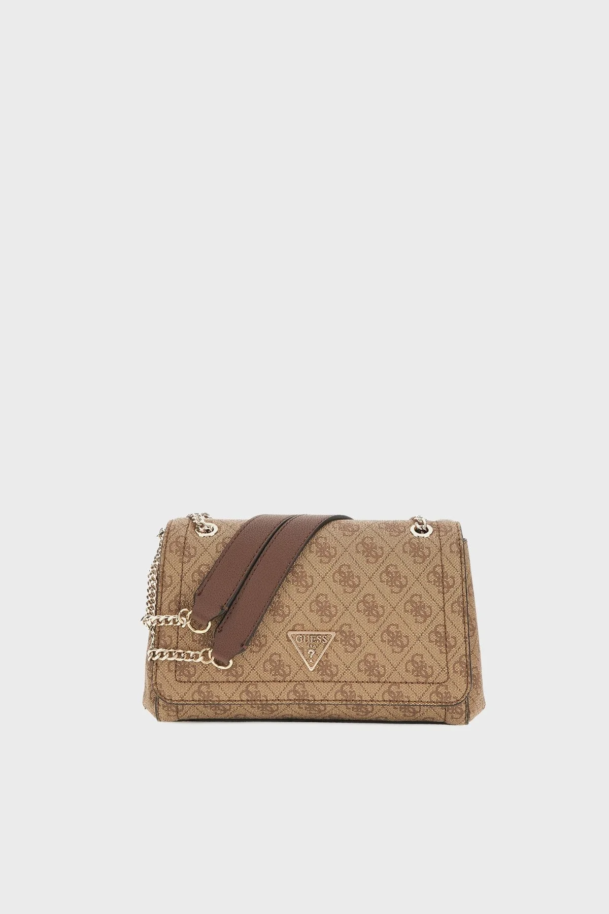 Guess Noelle 4G Logo Baskılı Ayarlanabilir Zincir Askılı HWBG9672210 Bayan Çanta HWBG96 72210 LGW KAHVE - 1