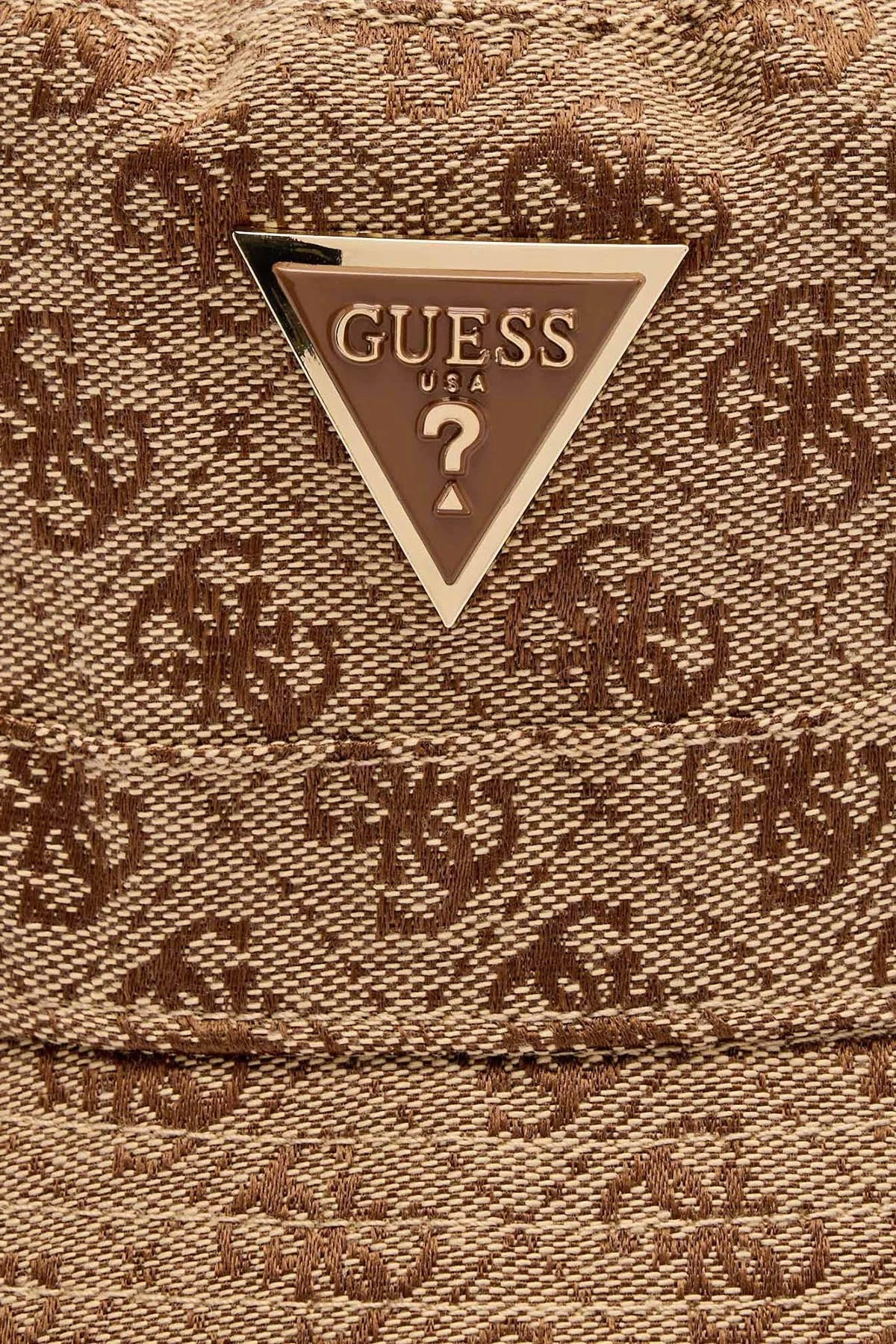 Guess Noelle 4G Logo Baskılı Bucket AW5371POL01 Bayan Şapka AW5371 POL01 LTL KAHVE - 4