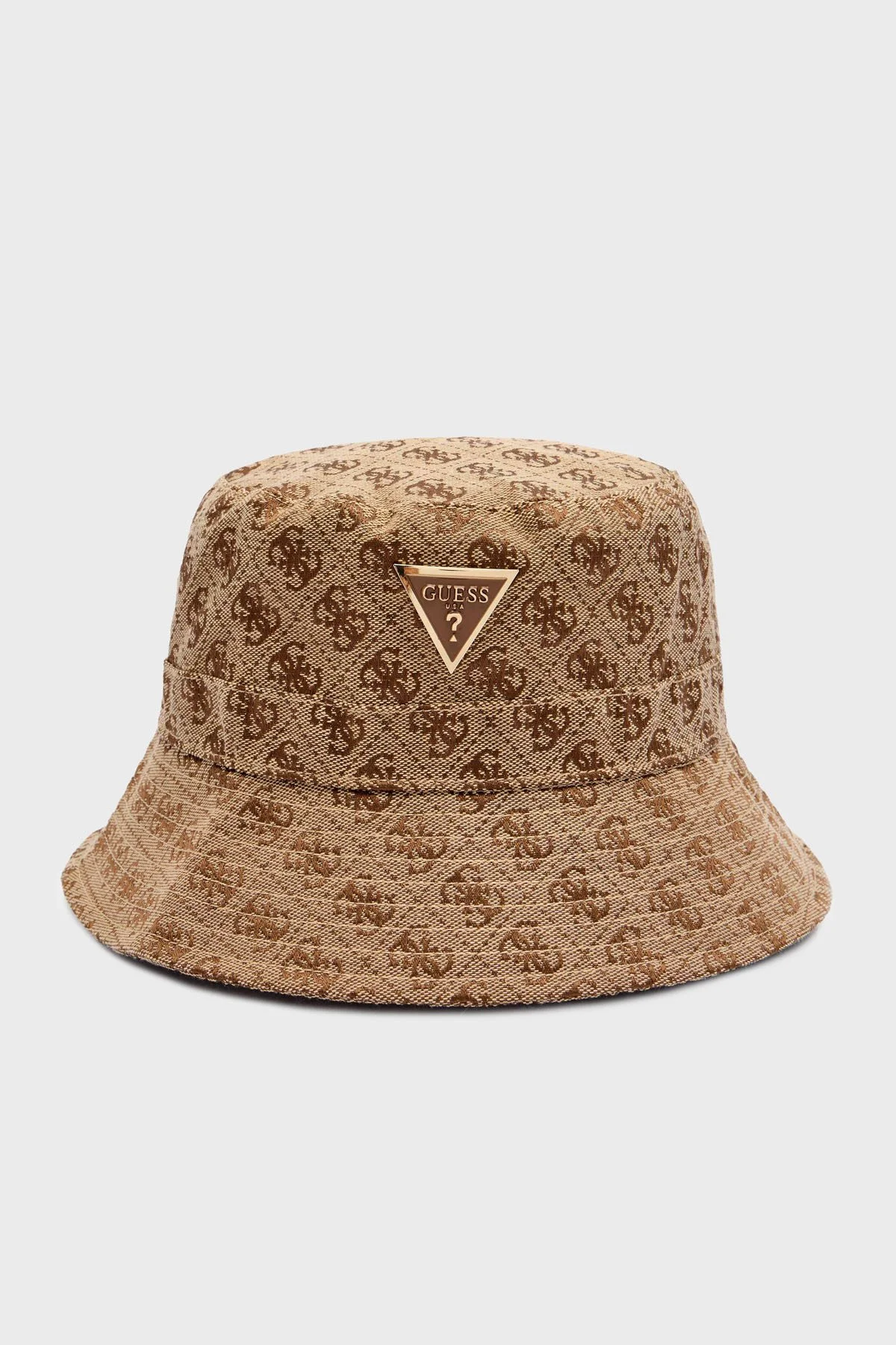 Guess Noelle 4G Logo Baskılı Bucket AW5371POL01 Kadın Şapka AW5371 POL01 LTL KAHVE - 1