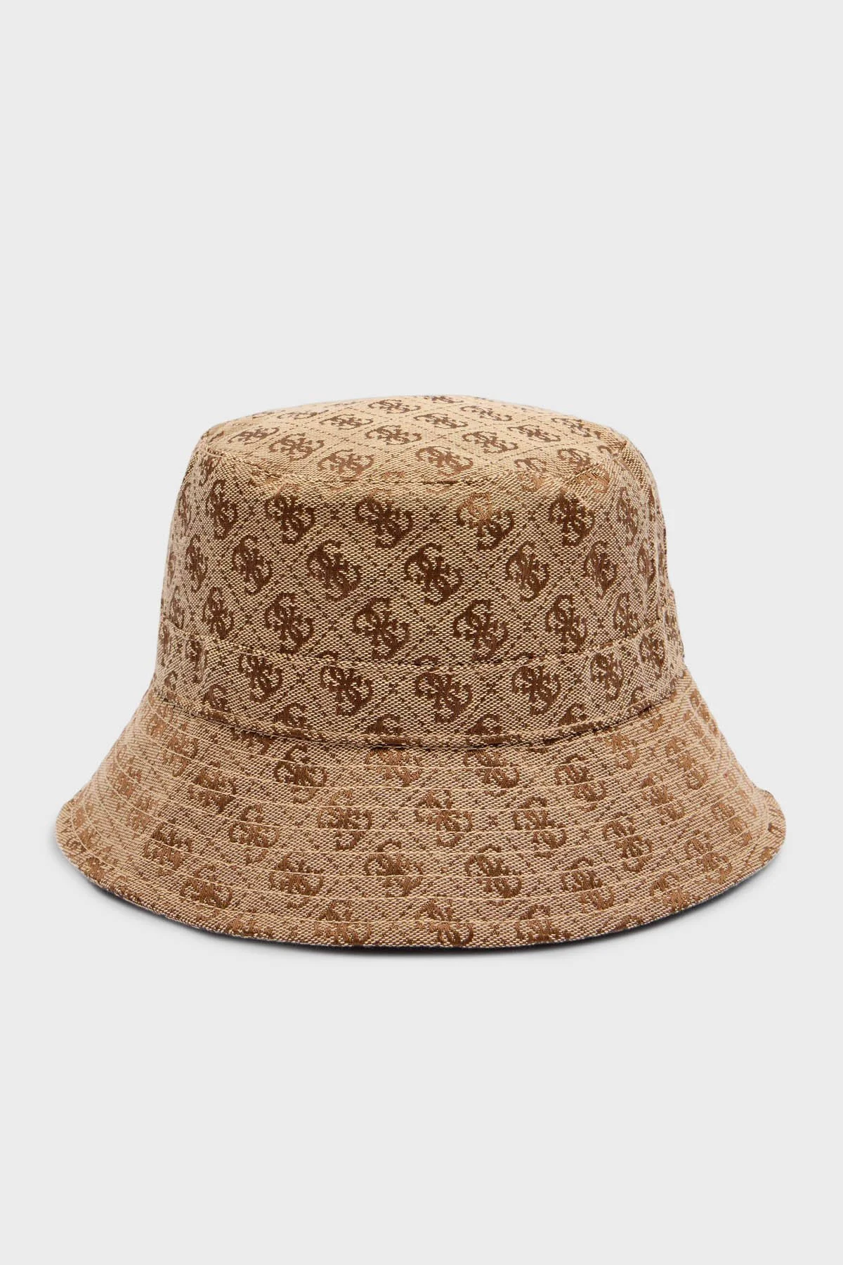 Guess Noelle 4G Logo Baskılı Bucket AW5371POL01 Kadın Şapka AW5371 POL01 LTL KAHVE - 3