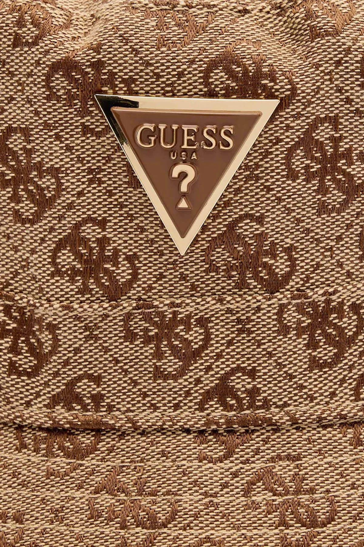 Guess Noelle 4G Logo Baskılı Bucket AW5371POL01 Kadın Şapka AW5371 POL01 LTL KAHVE - 4