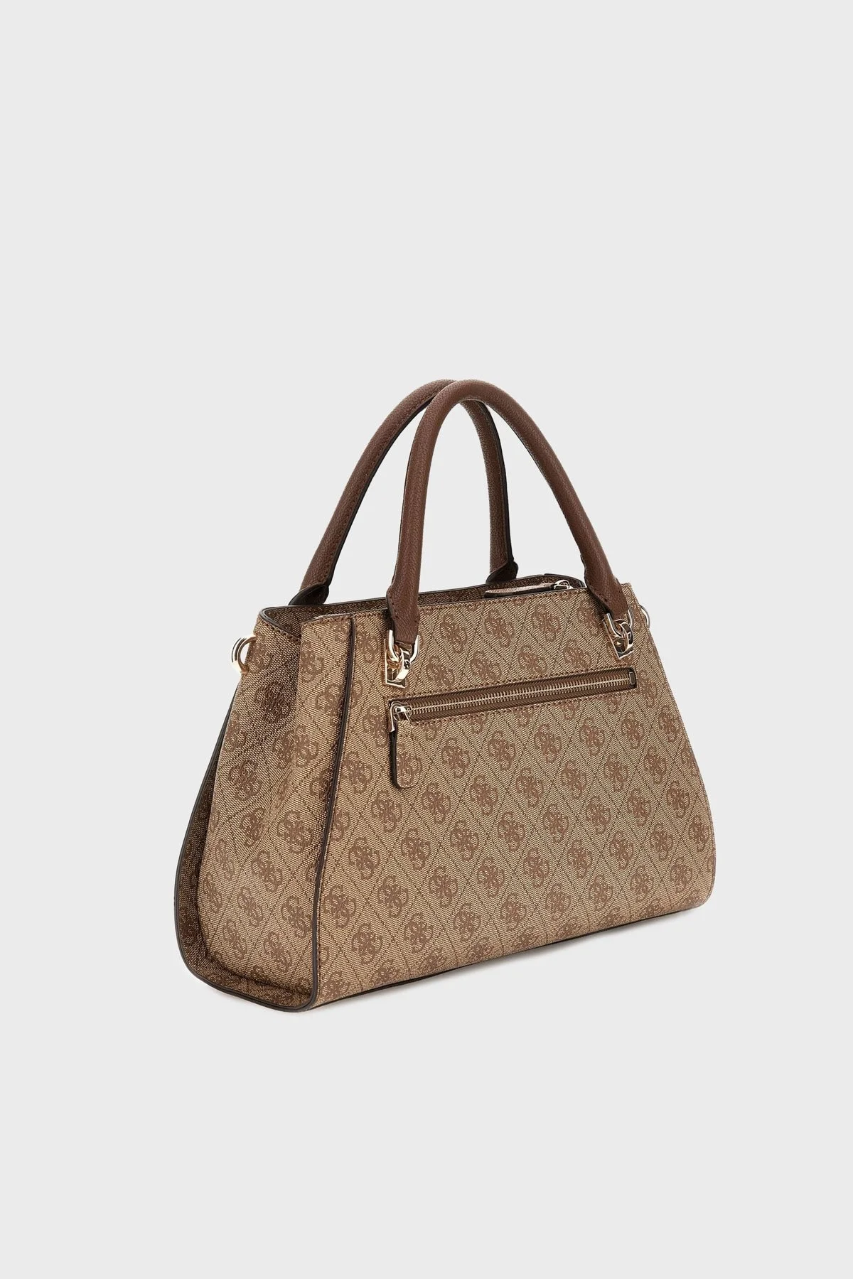 Guess Noelle 4G Logo Baskılı Çıkarılabilir Askılı HWBG9672070 Bayan Çanta HWBG96 72070 LGW KAHVE - 2