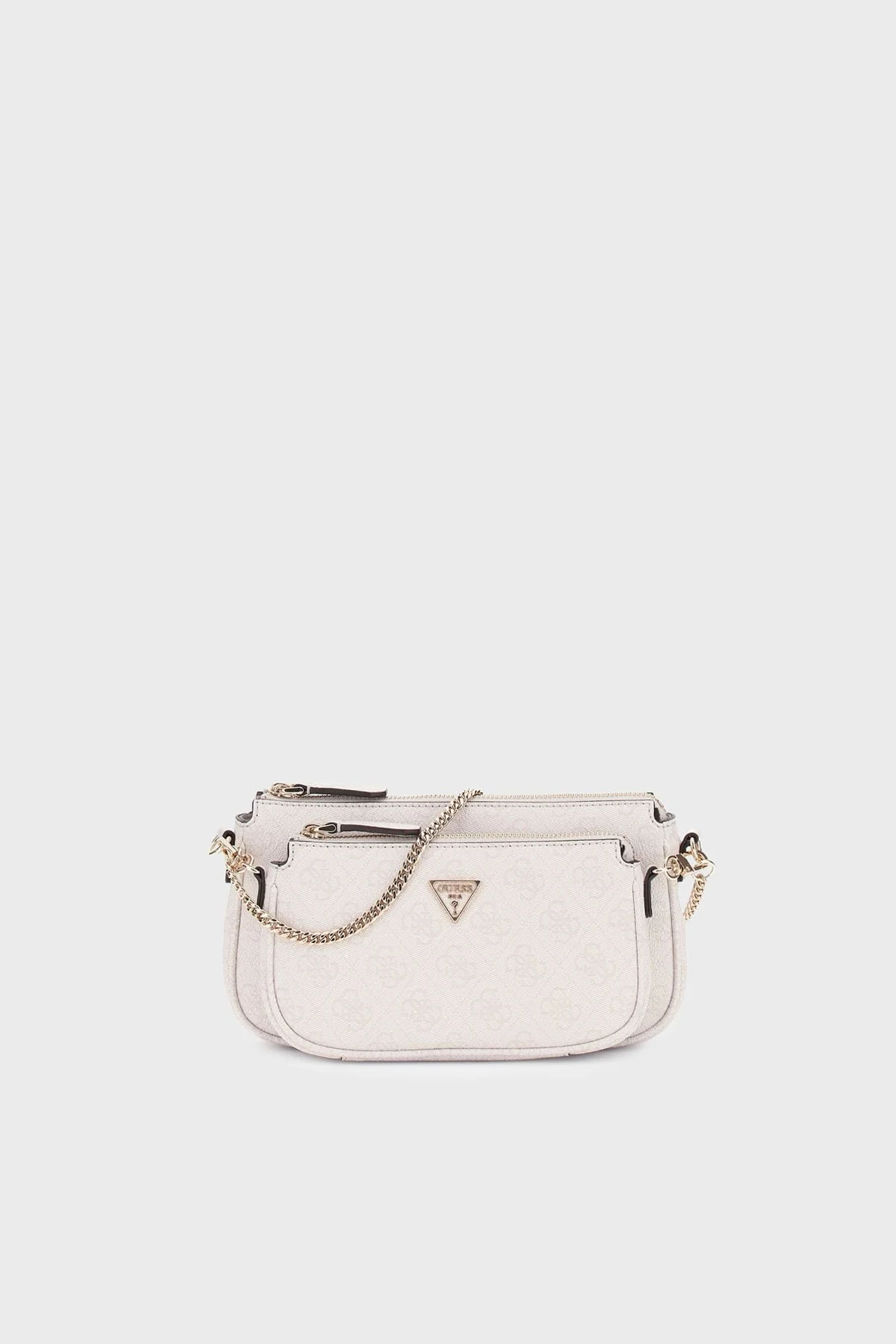 Guess Noelle 4G Logo Baskılı Çıkarılabilir Askılı Mini HWBG9672710 Bayan Çanta HWBG96 72710 WLO BEYAZ - 1