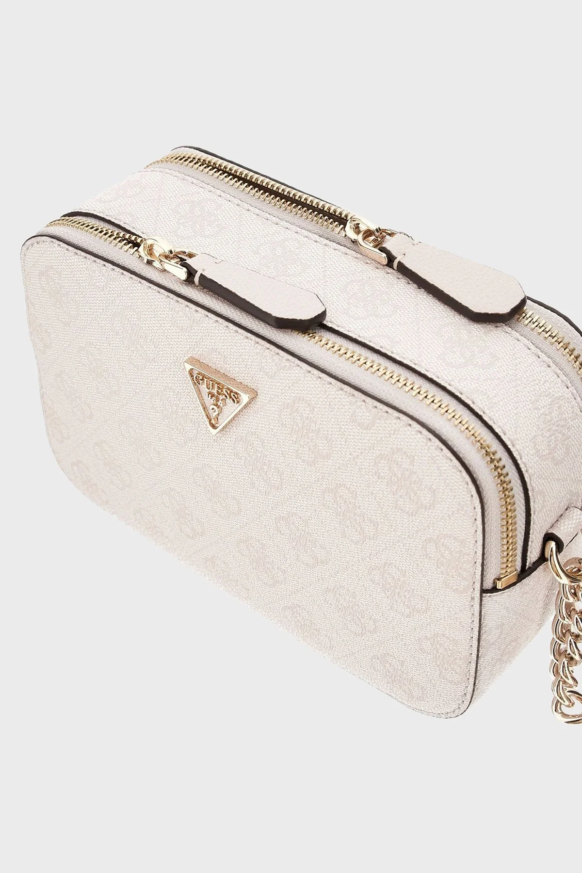 Guess Noelle 4G Logo Baskılı Zincir Askılı HWBG9672140 Bayan Çanta HWBG96 72140 WLO BEYAZ - 3