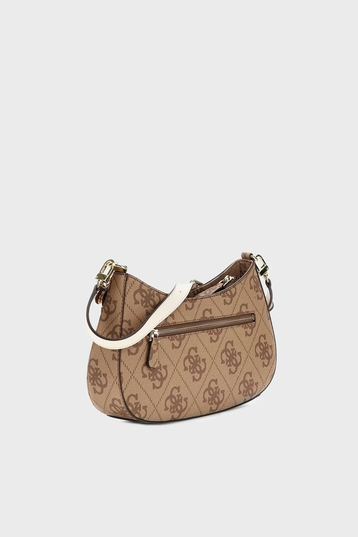 Guess Noelle 4G Logolu Ayarlanabilir Askılı HWOS9672180 Bayan Çanta HWOS96 72180 LTL KAHVE - 2