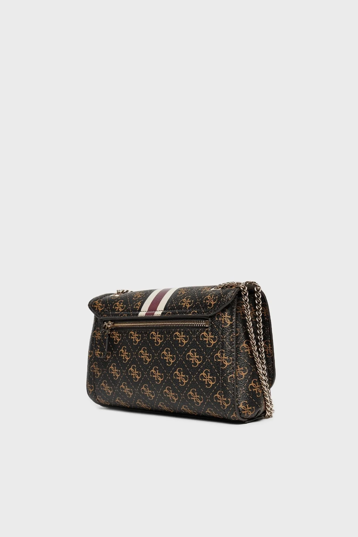 Guess Noelle 4G Logolu Ayarlanabilir Zincir Askılı HWQS7879210 Bayan Çanta HWQS78 79210 BNL KAHVE - 3