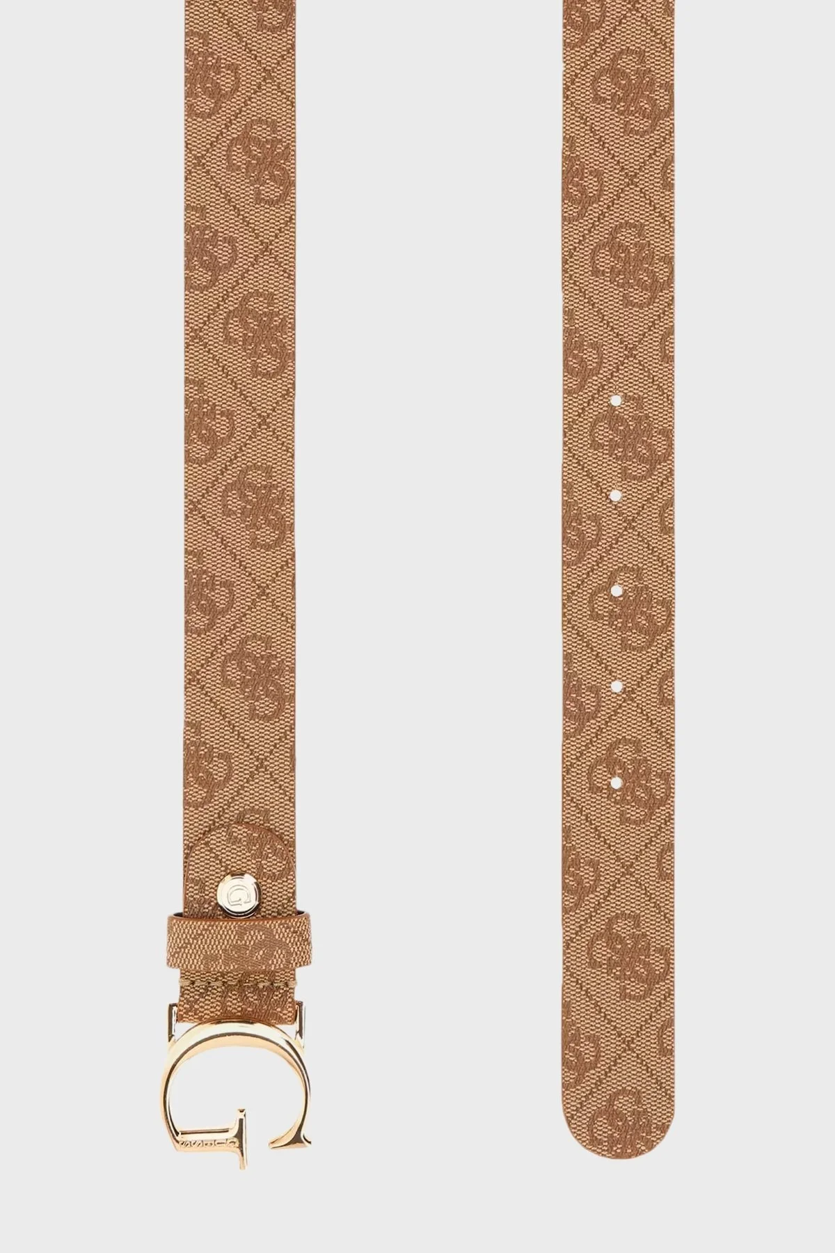 Guess Noelle 4G Logolu BW7862P3430 Bayan Kemer BW7862 P3430 LTL KAHVE - 5