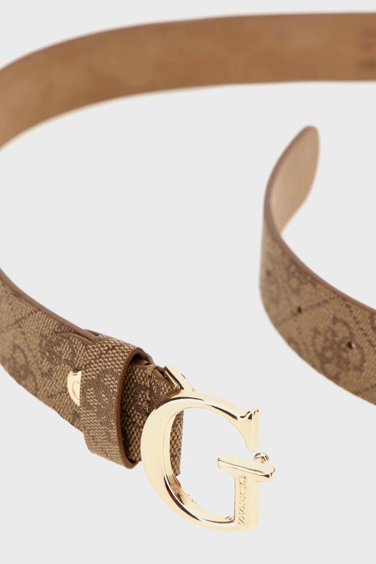 Guess Noelle 4G Logolu BW7862P3430 Bayan Kemer BW7862 P3430 LTL KAHVE - 9